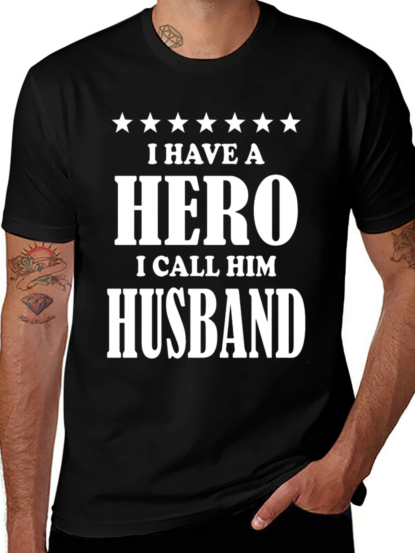 Hero Husband Tee - Fathers Day Gift Idea