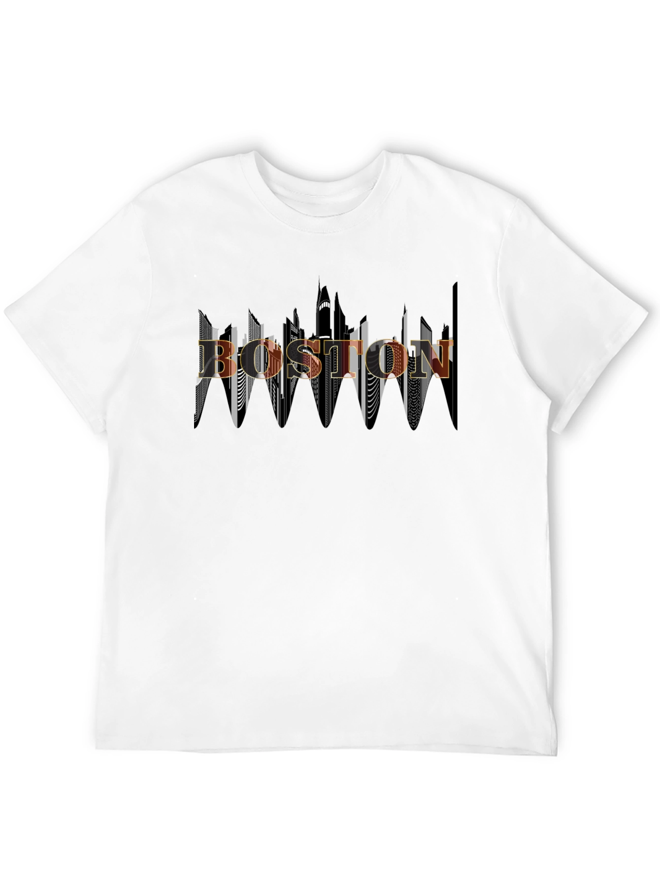 Boston Skyline Graphic T-Shirt