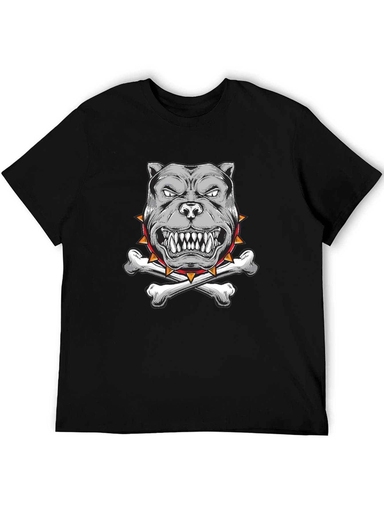 Pitbull T-Shirt - Crossbones Design