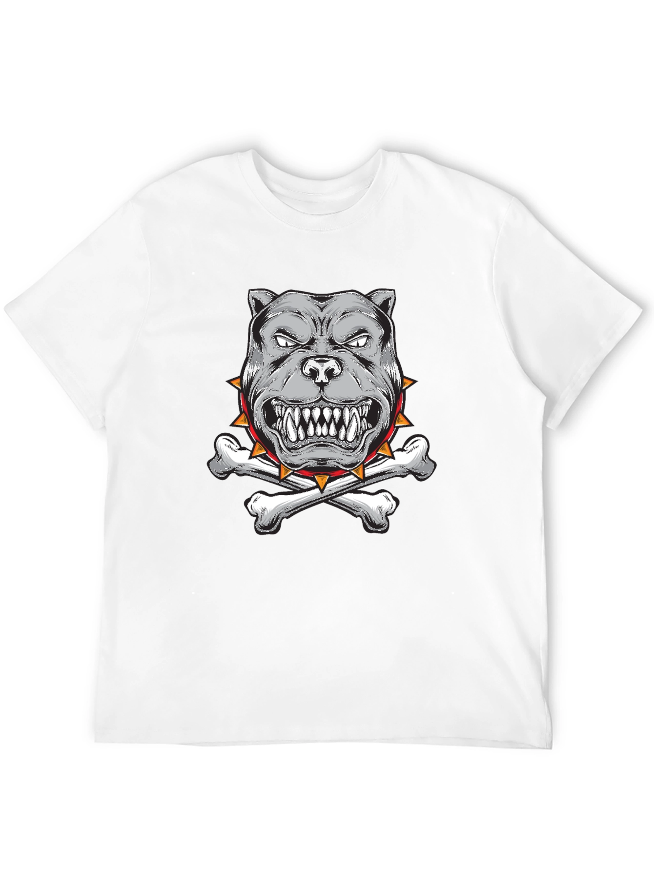 Pitbull T-Shirt - Crossbones Design