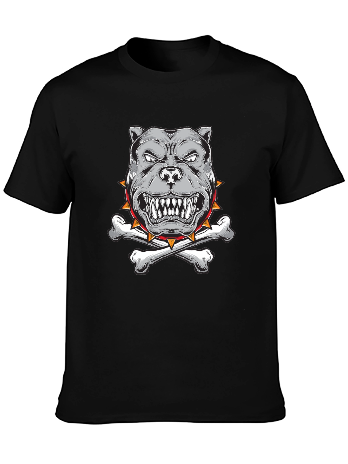 Pitbull T-Shirt - Crossbones Design