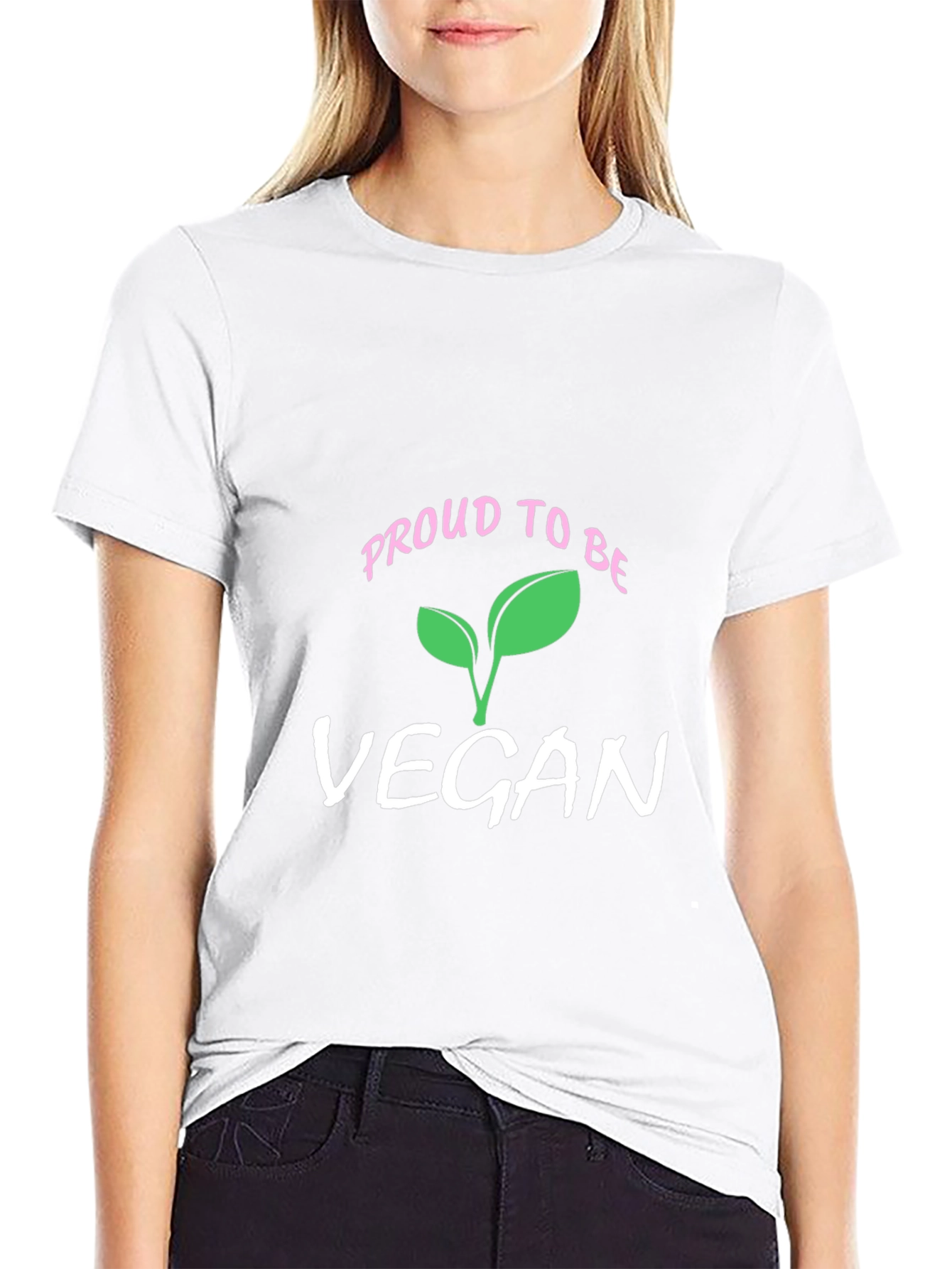Proud Vegan T-Shirt - Black Plant-Based Lifestyle Tee