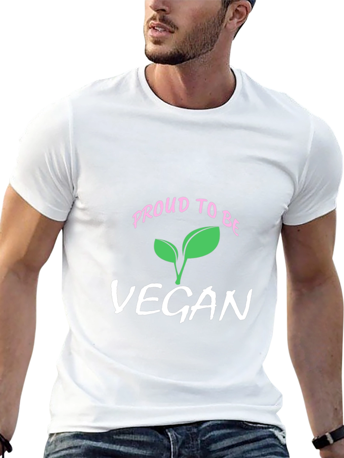Proud Vegan T-Shirt - Black Plant-Based Lifestyle Tee