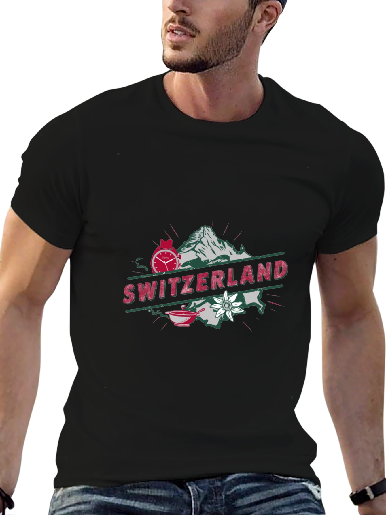 Switzerland Graphic Print Tee - Unisex