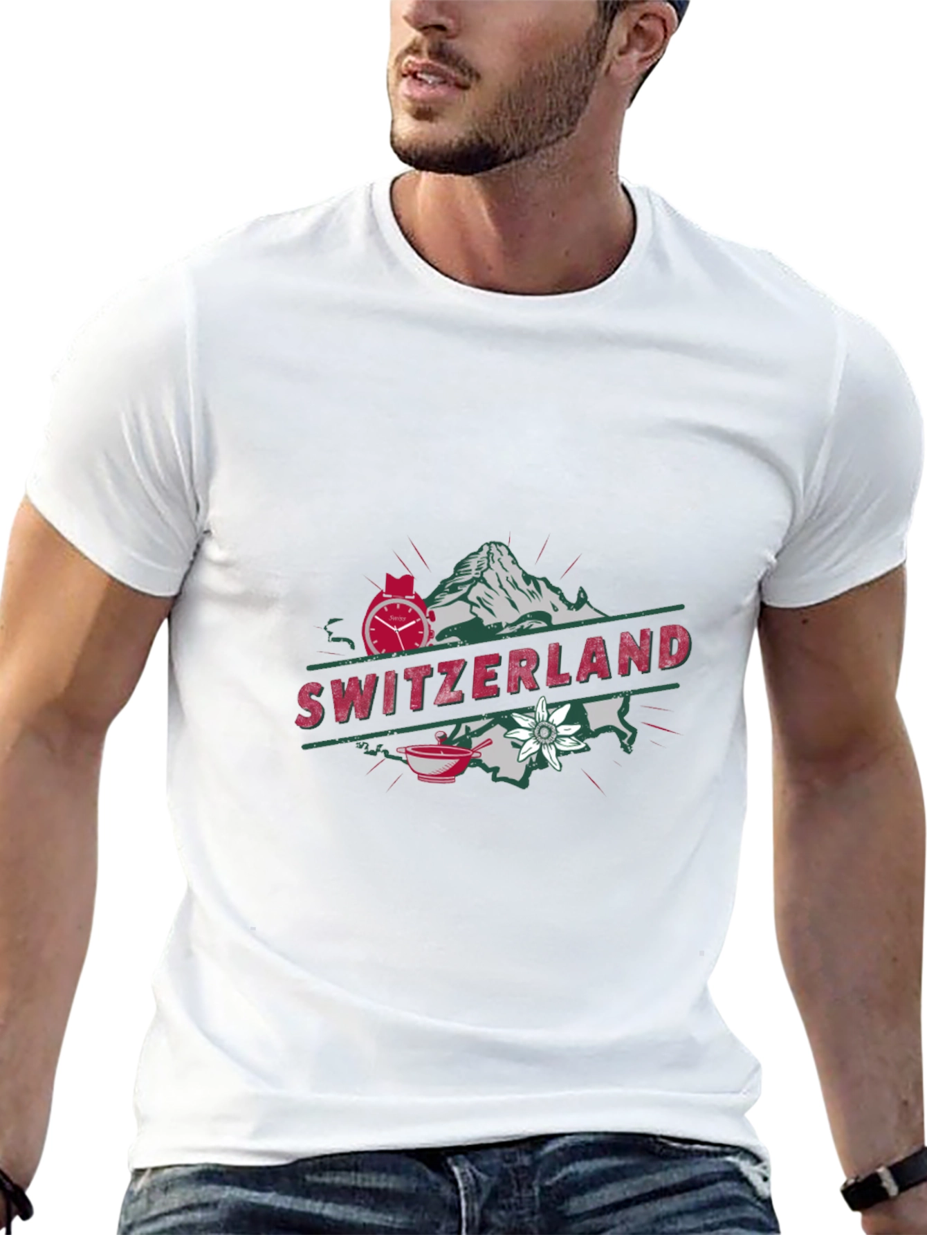 Switzerland Graphic Print Tee - Unisex