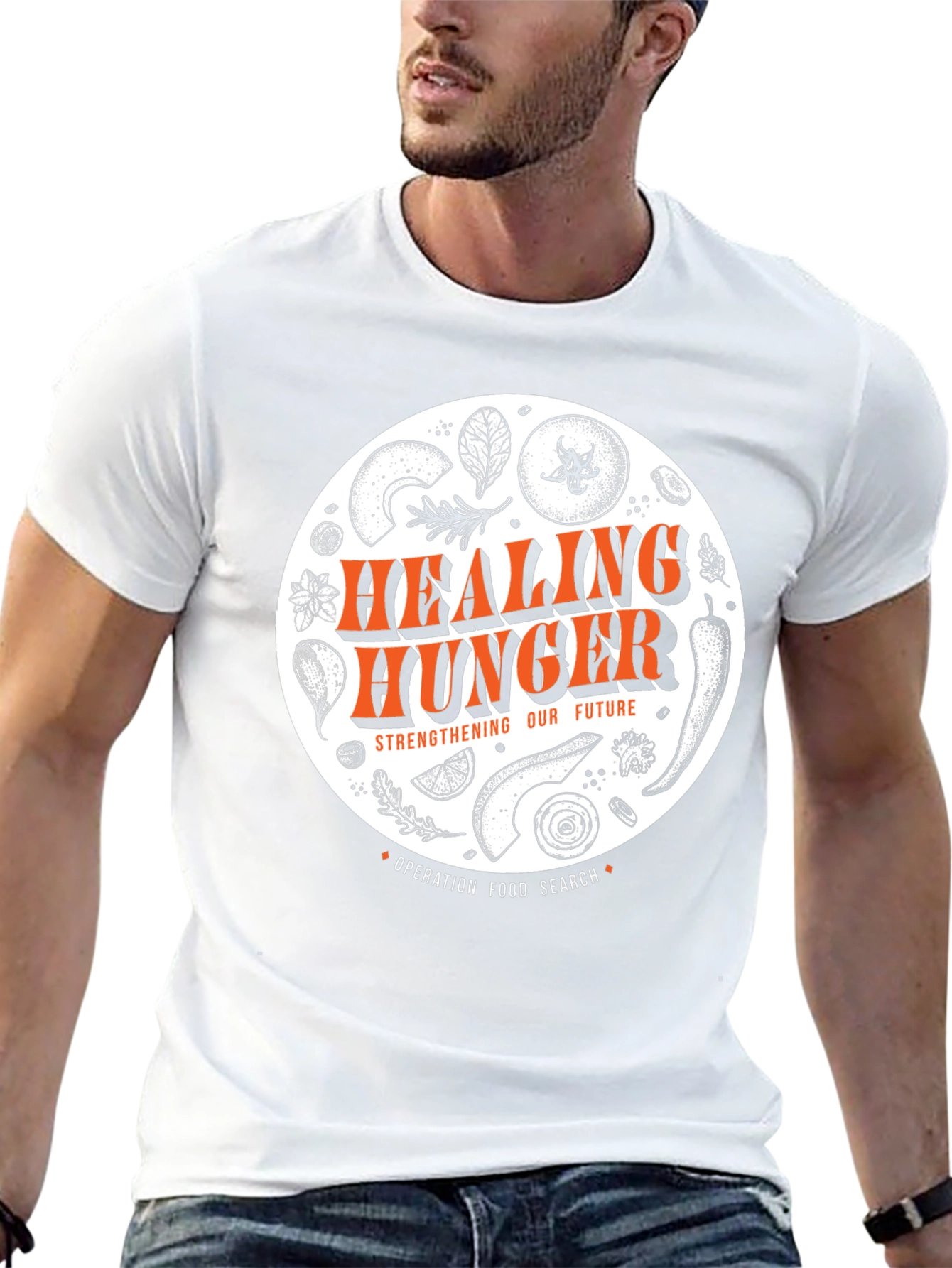 Healing Hunger Black Tee