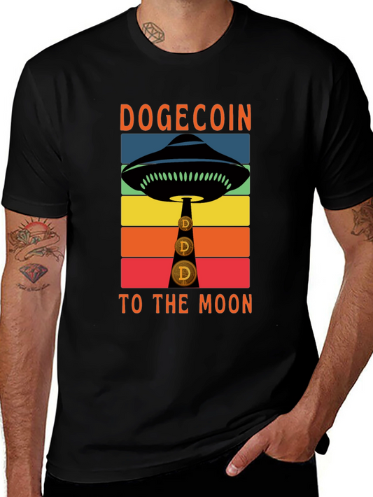 Dogecoin UFO T-Shirt - To The Moon!