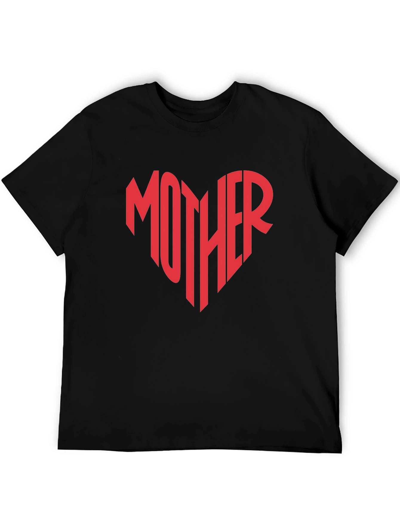 Mother Heart Graphic Tee - Black