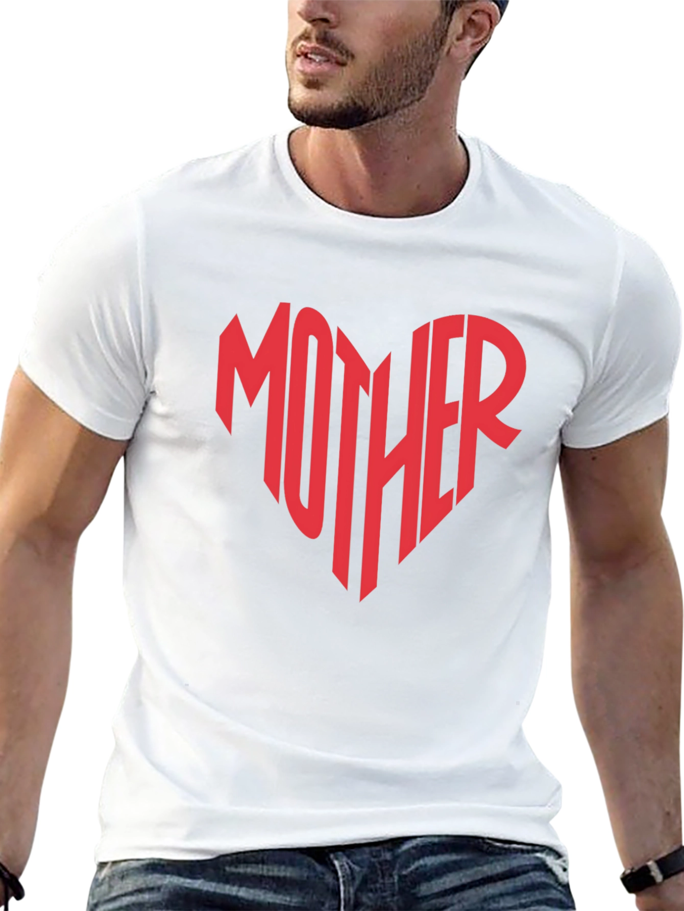 Mother Heart Graphic Tee - Black