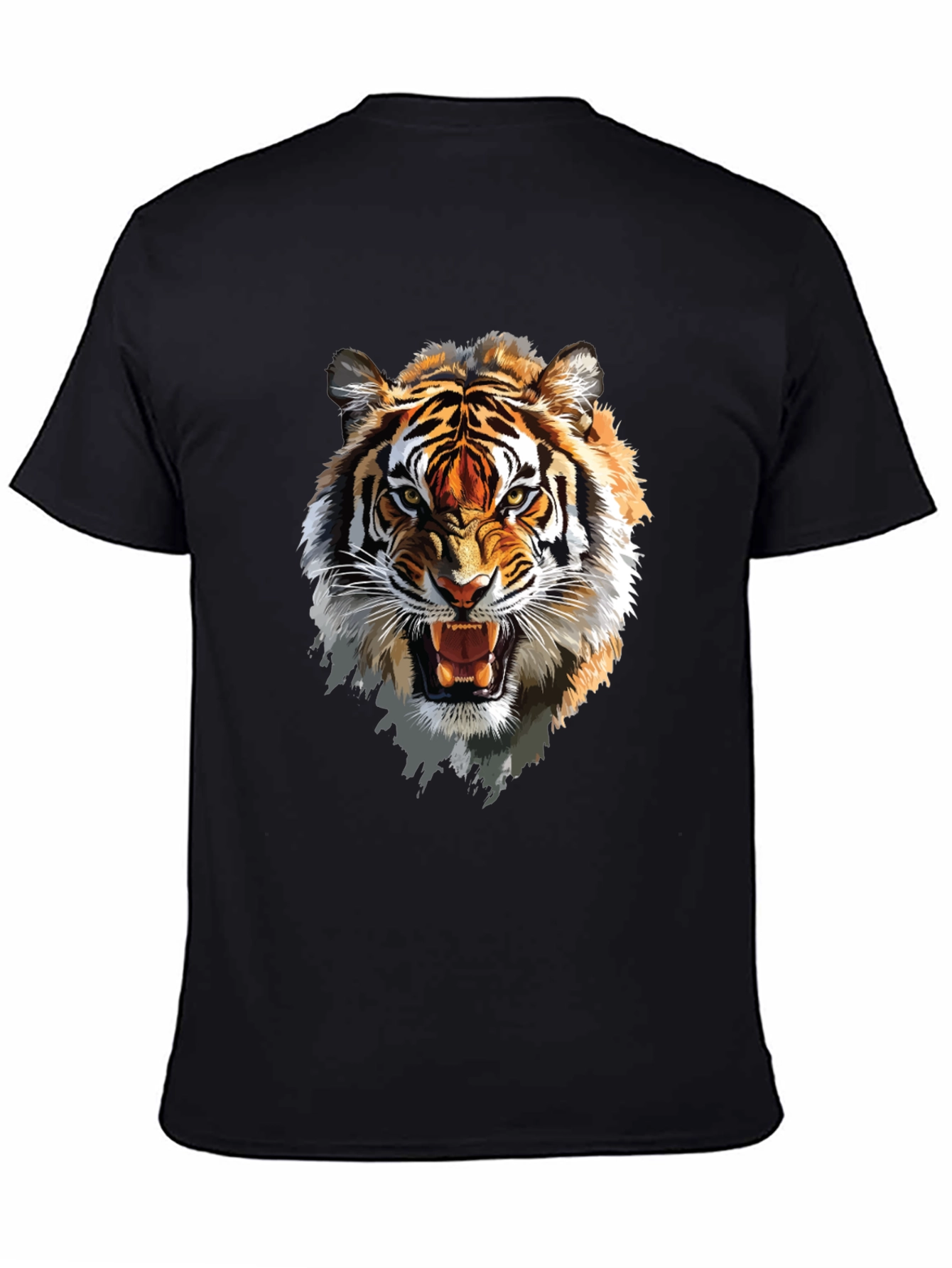 Roaring Tiger Graphic T-Shirt - Fierce Animal Print Tee