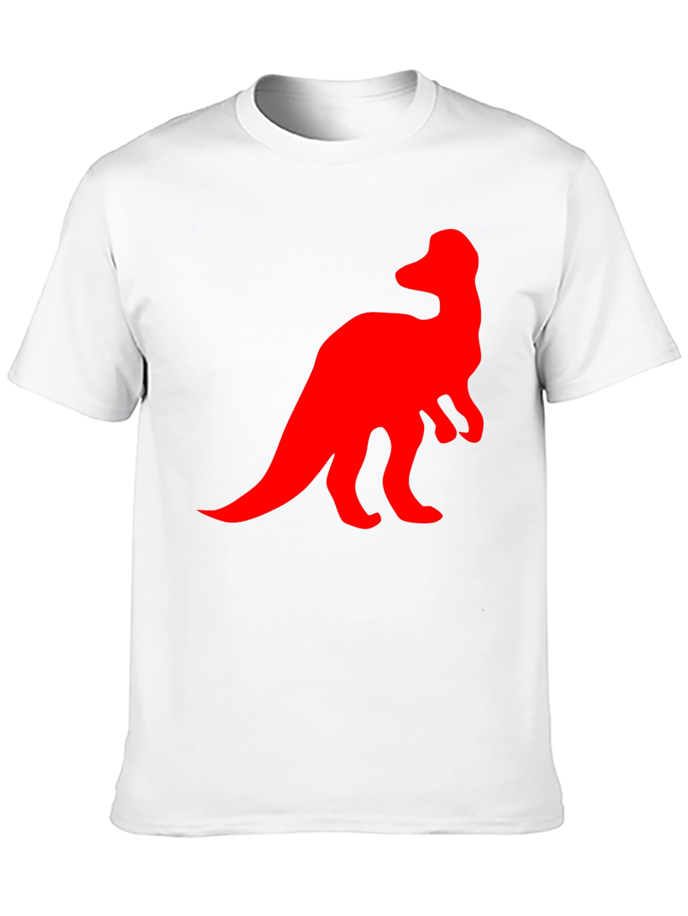 Dinosaur Graphic Tee - Casual Black T-Shirt