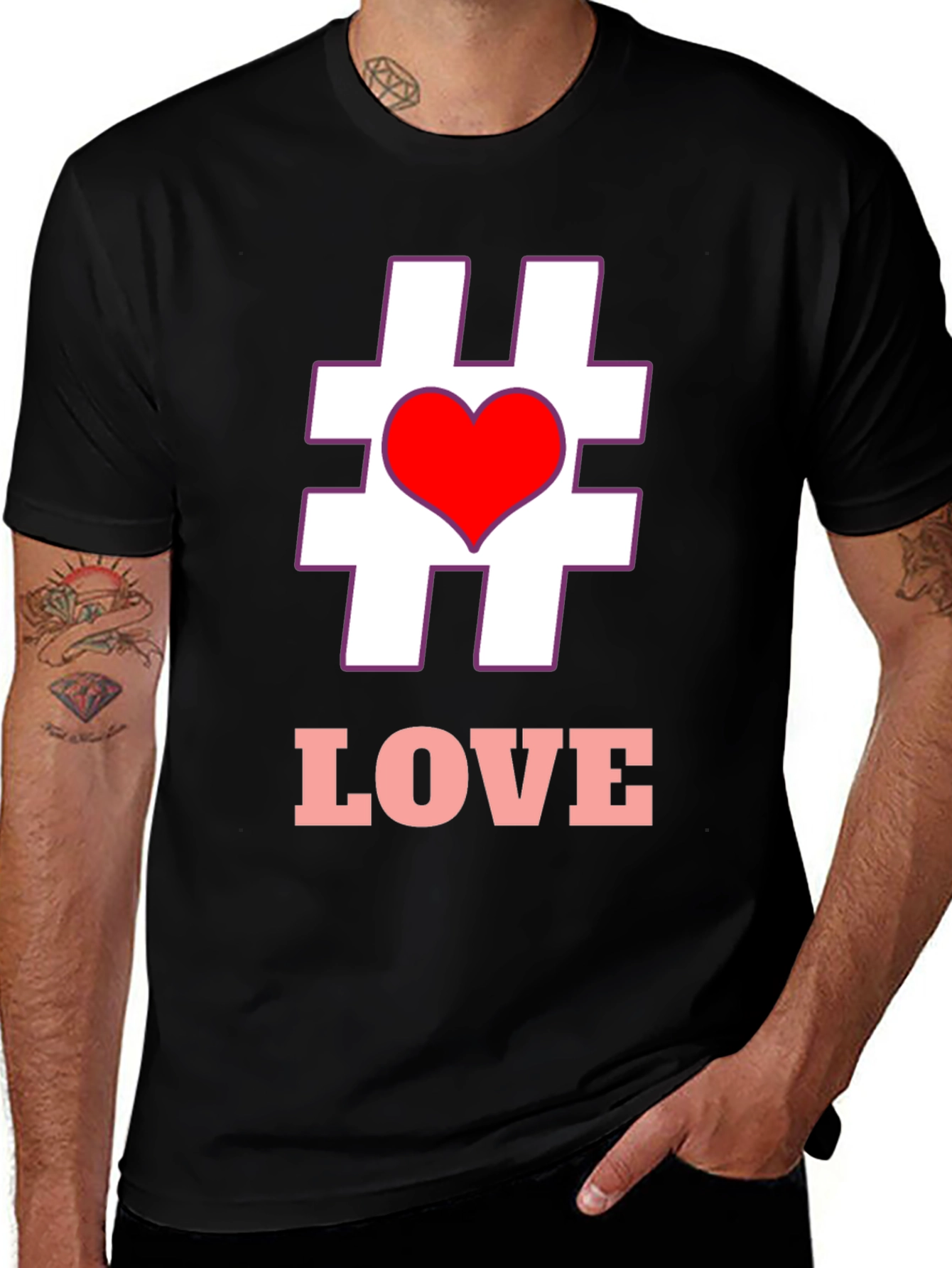 Hashtag Love T-Shirt
