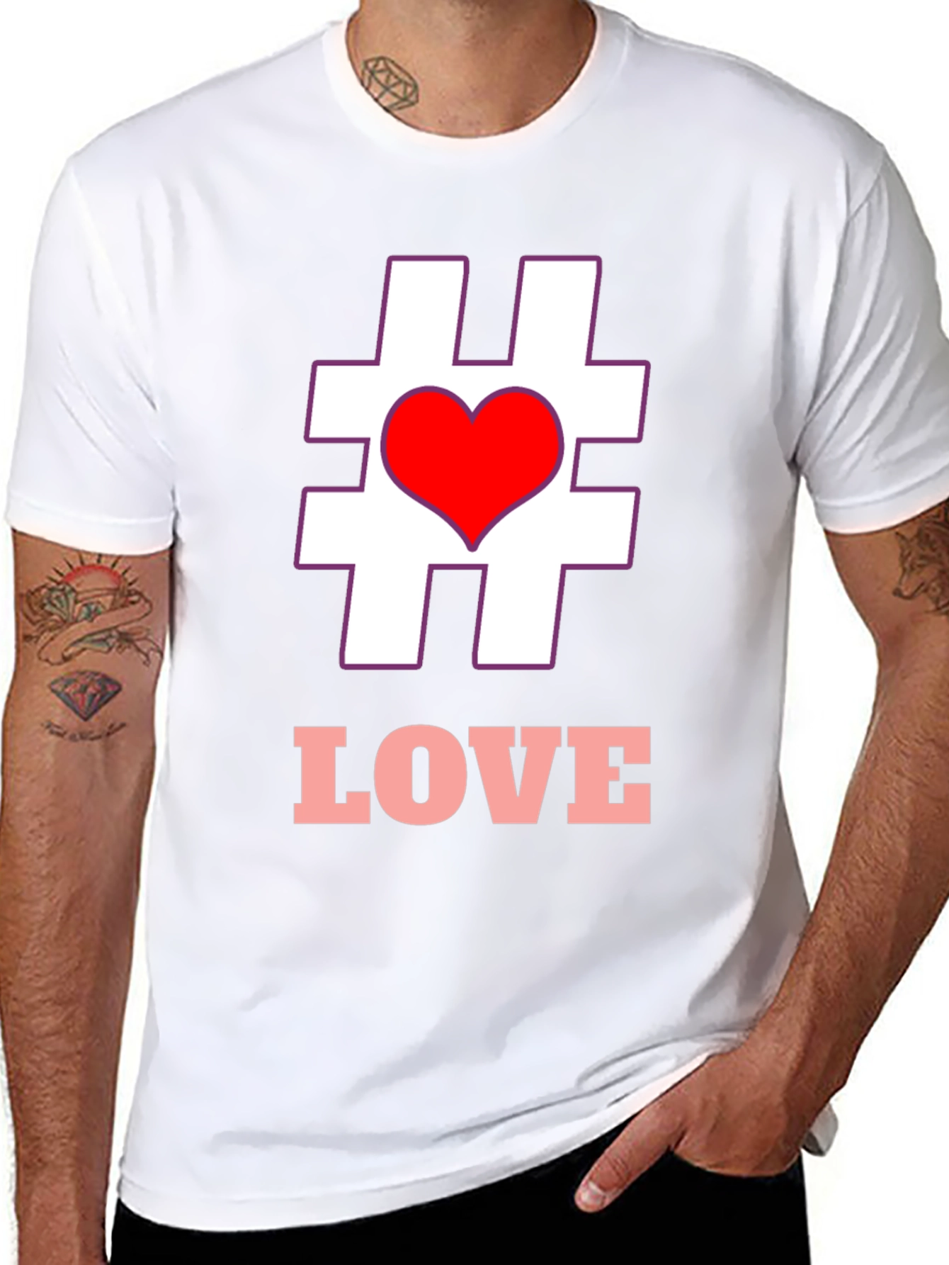 Hashtag Love T-Shirt