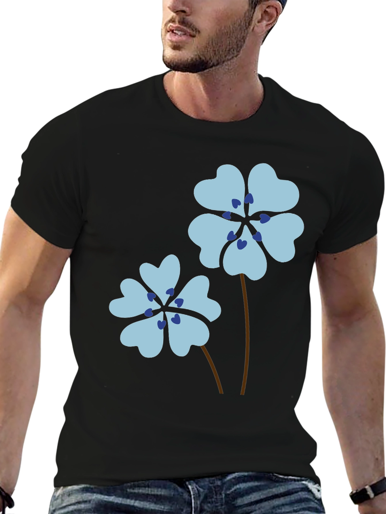 Floral Heart Petal T-Shirt