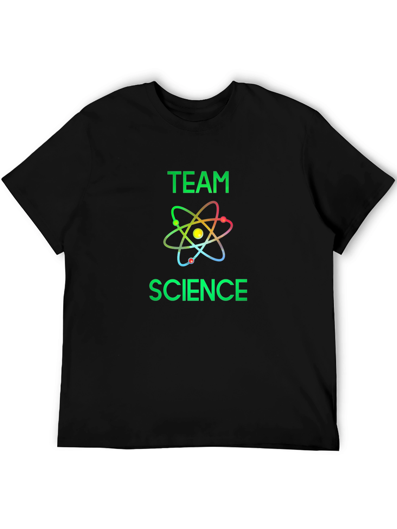 Team Science Black T-Shirt - Fun Stylish Geek Chic