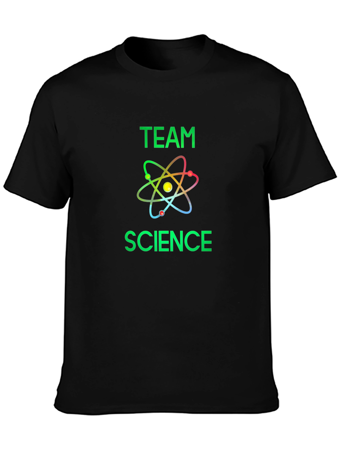 Team Science Black T-Shirt - Fun Stylish Geek Chic