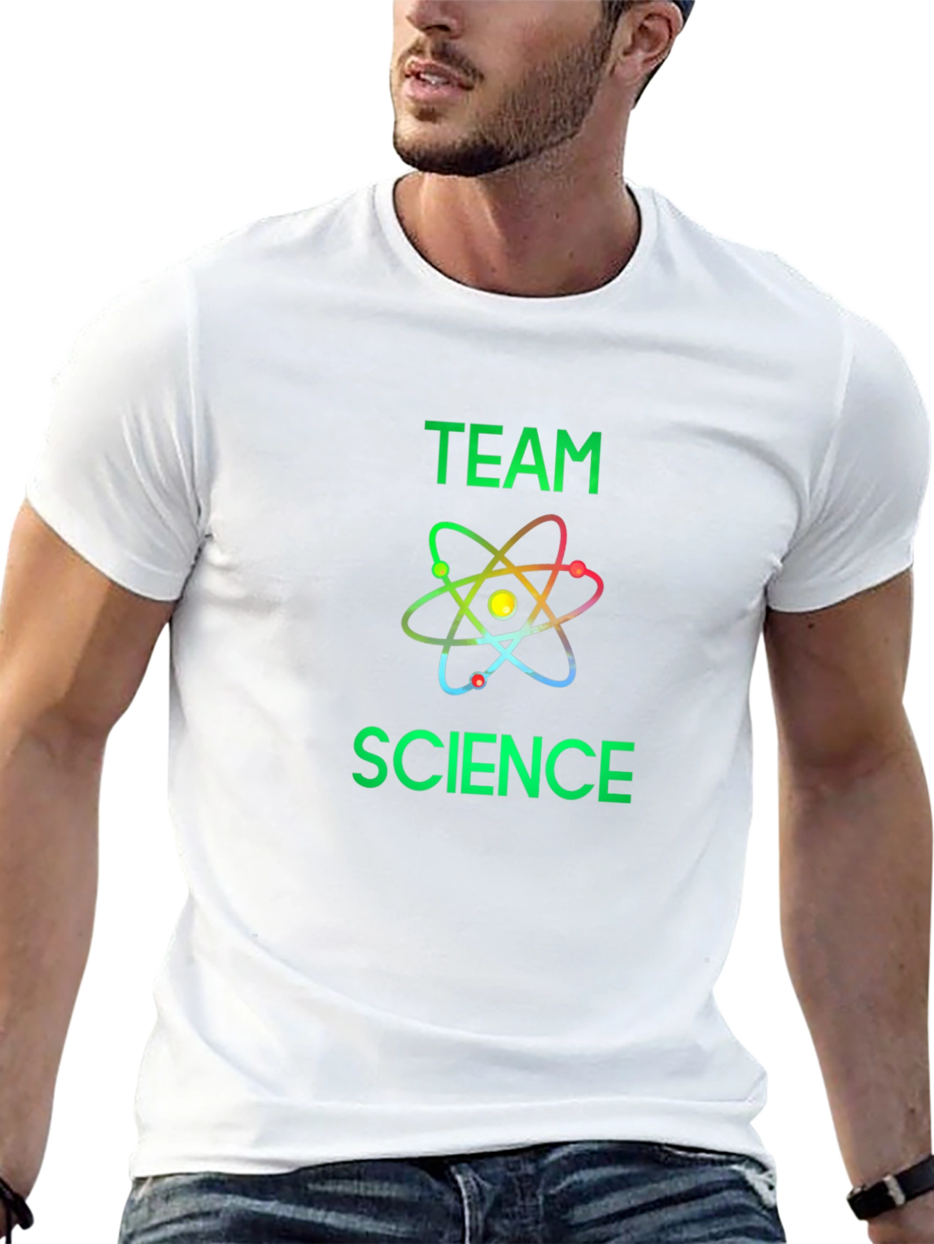 Team Science Black T-Shirt - Fun Stylish Geek Chic