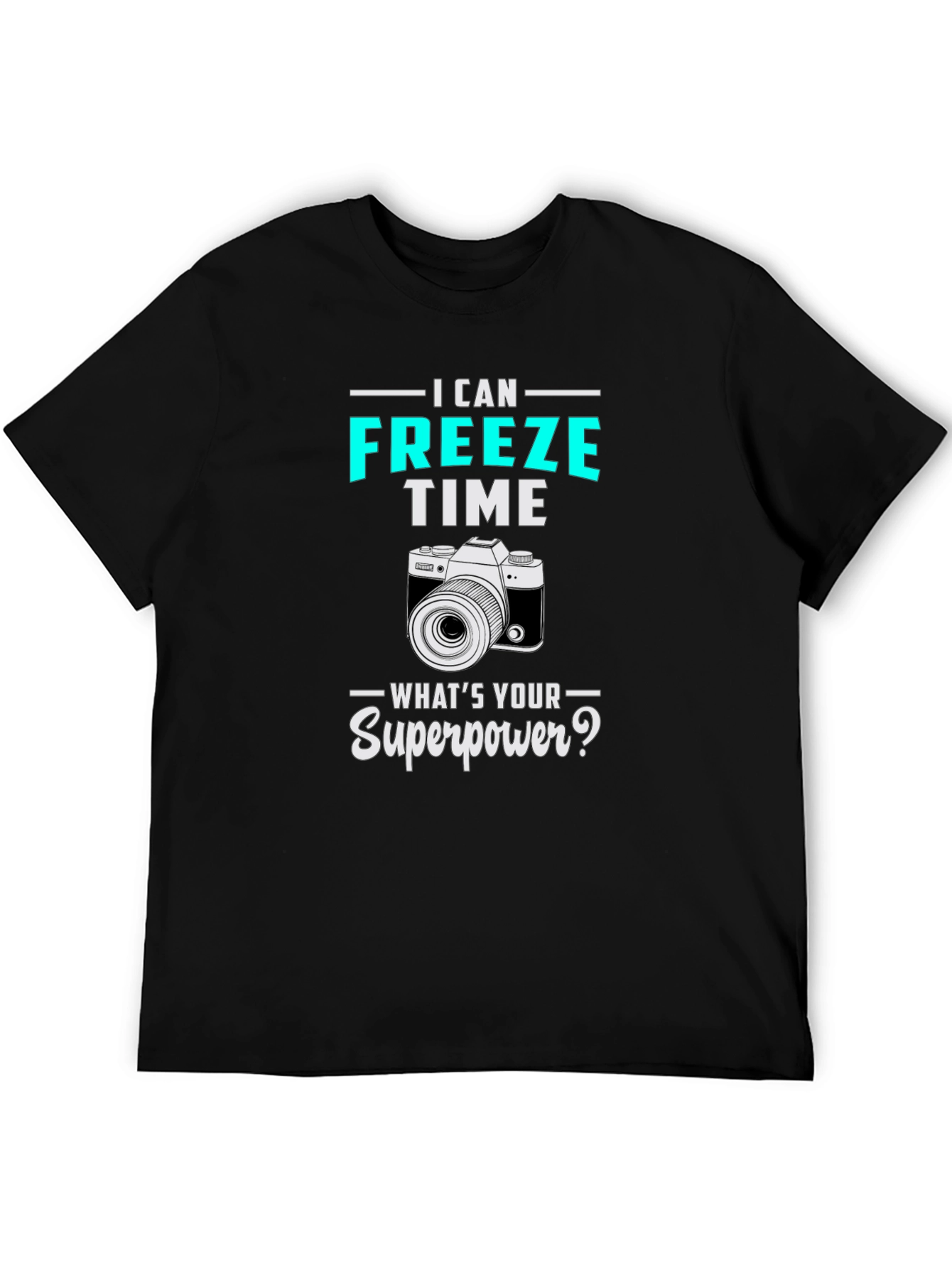 I Can Freeze Time Camera Graphic Tee