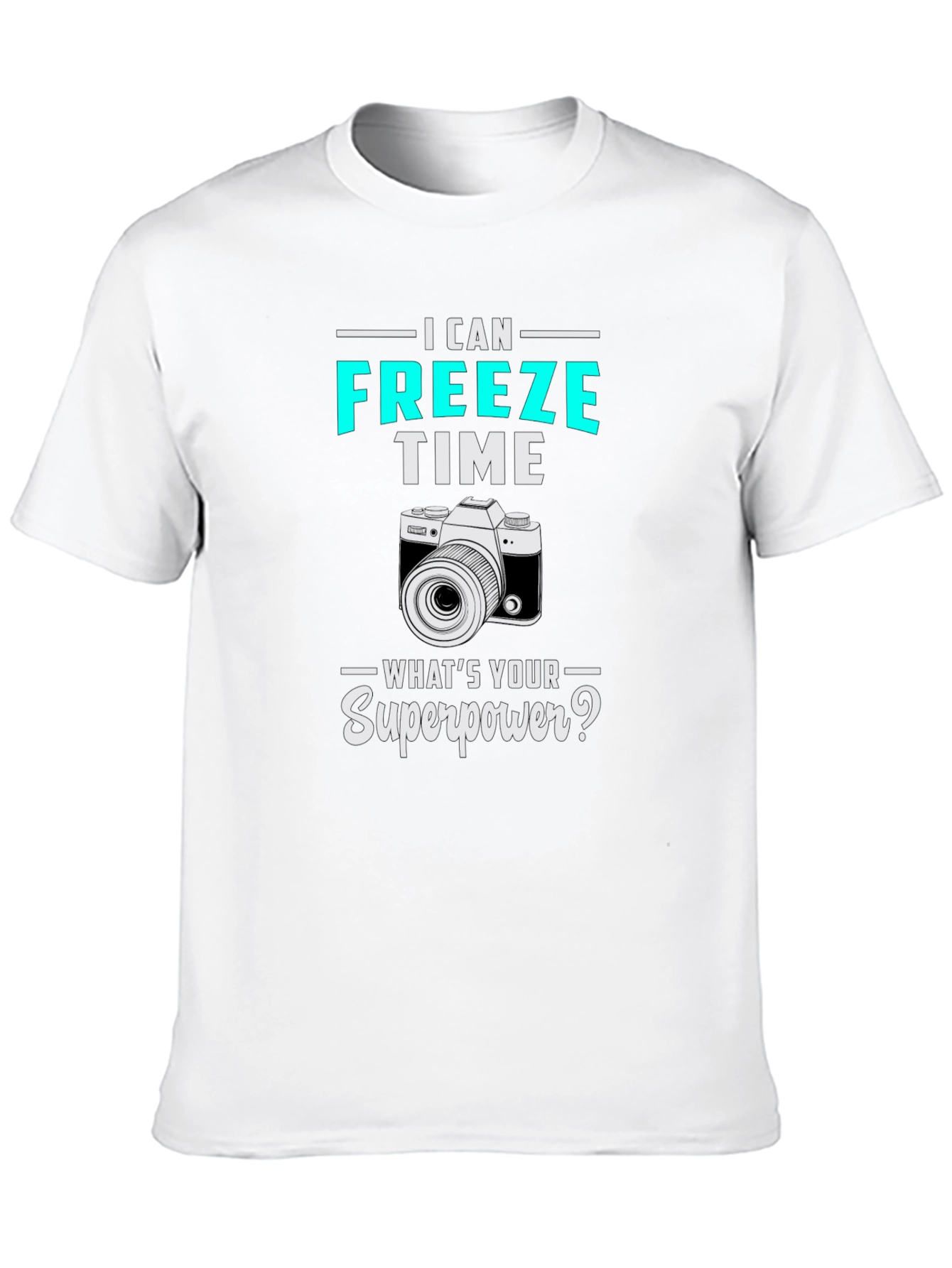 I Can Freeze Time Camera Graphic Tee