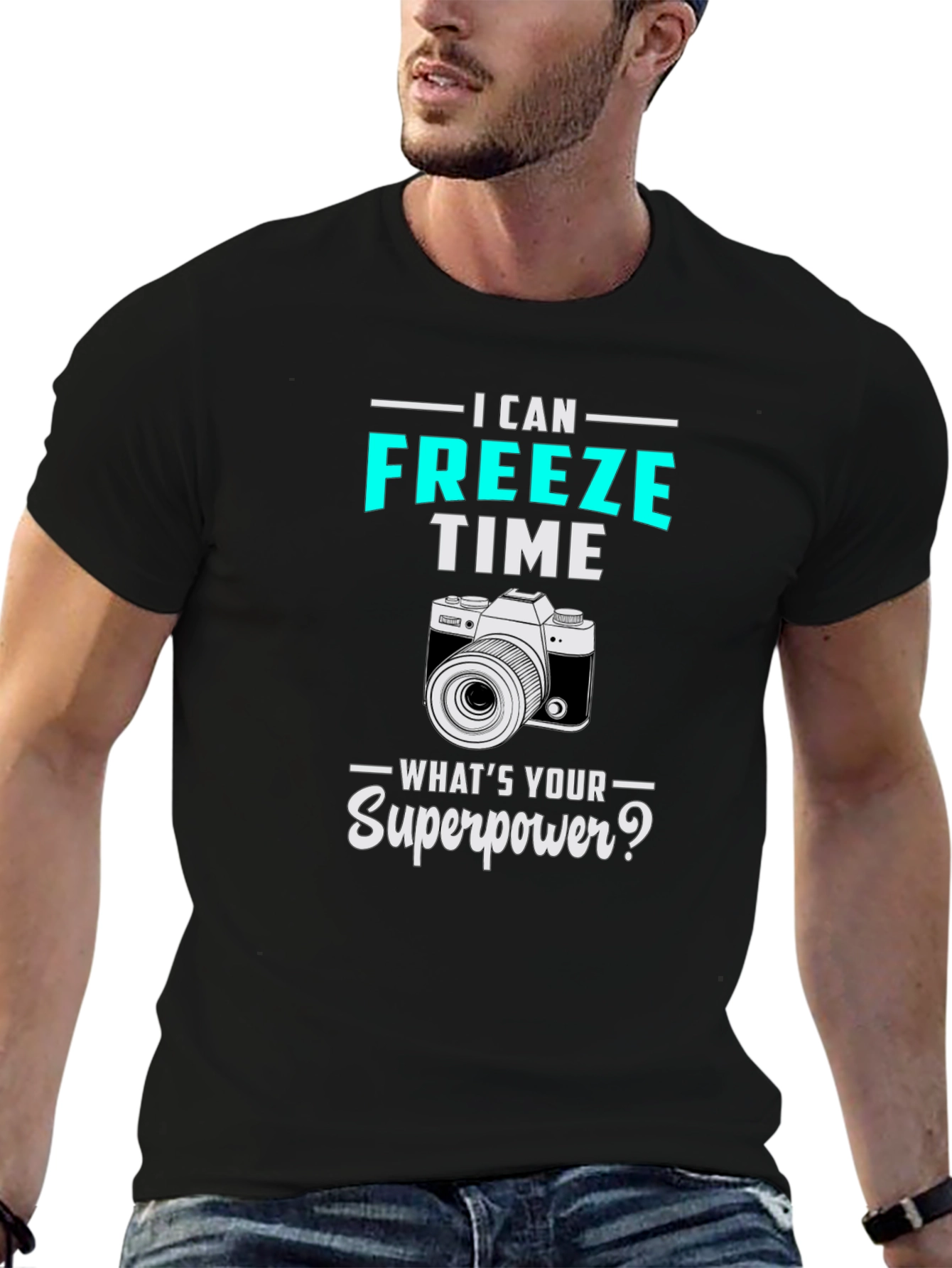 I Can Freeze Time Camera Graphic Tee