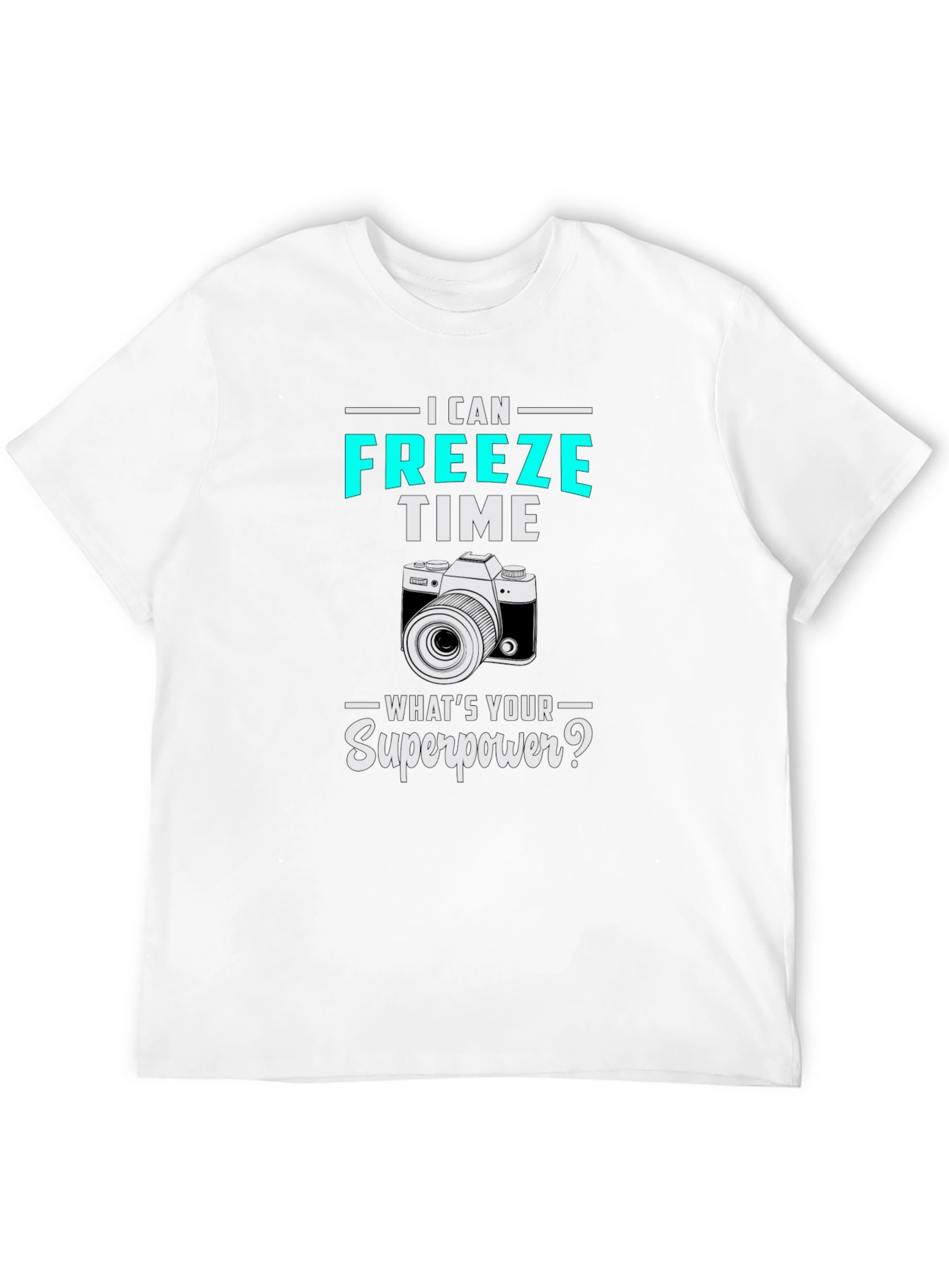 I Can Freeze Time Camera Graphic Tee