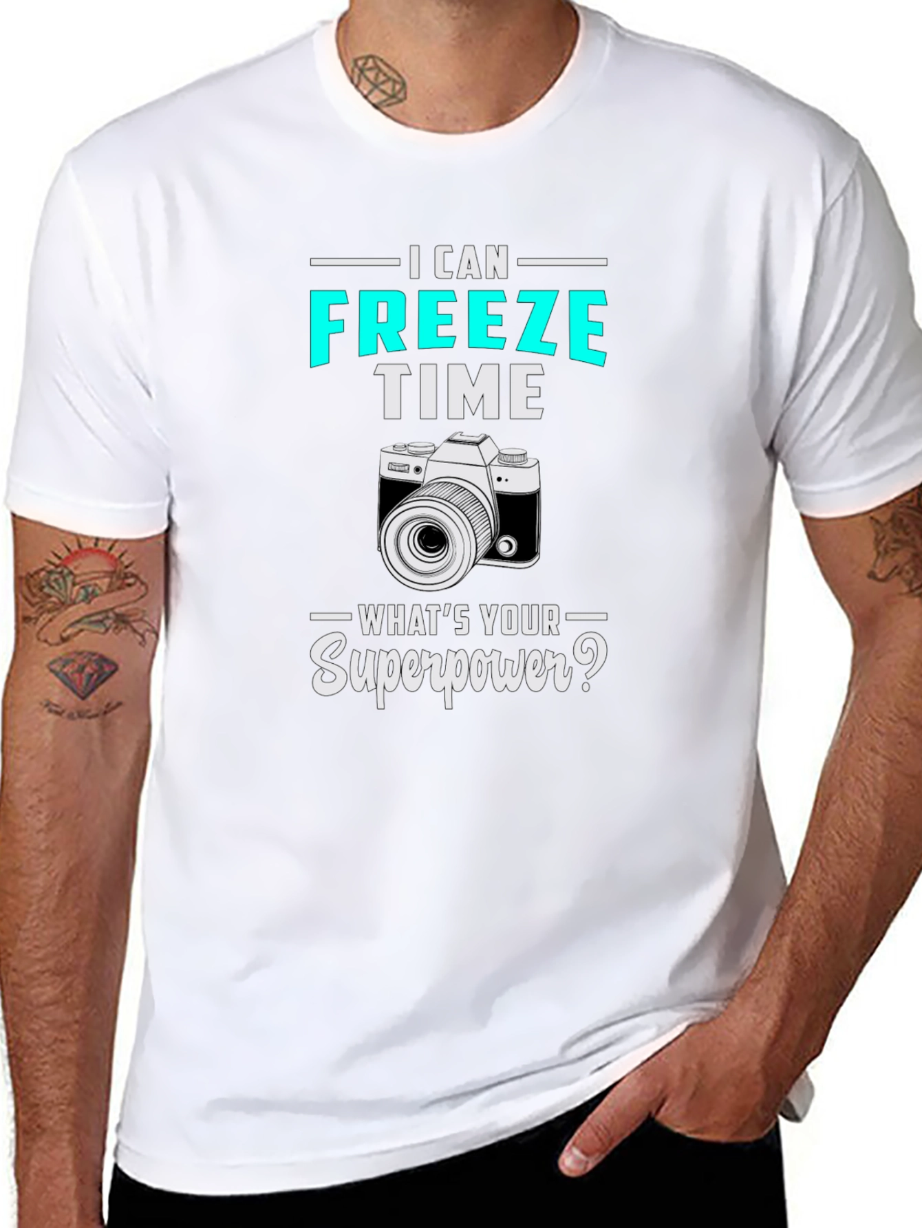 I Can Freeze Time Camera Graphic Tee