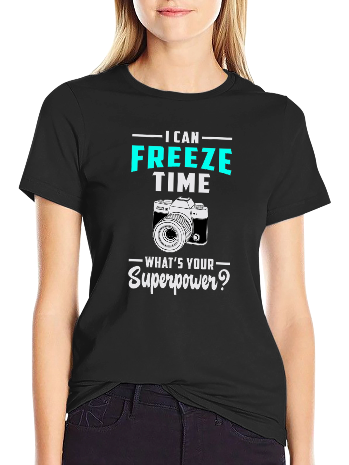 I Can Freeze Time Camera Graphic Tee
