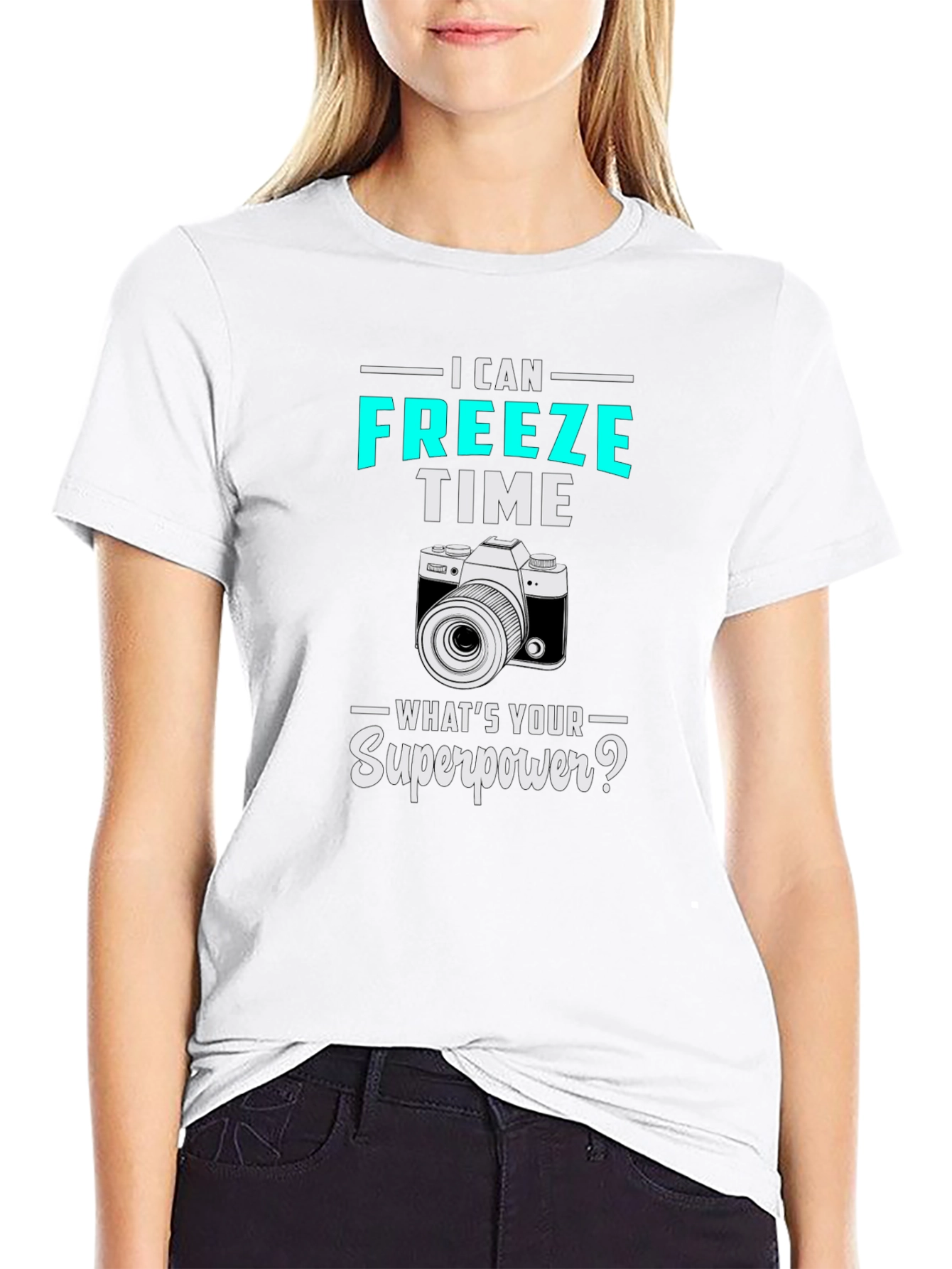 I Can Freeze Time Camera Graphic Tee