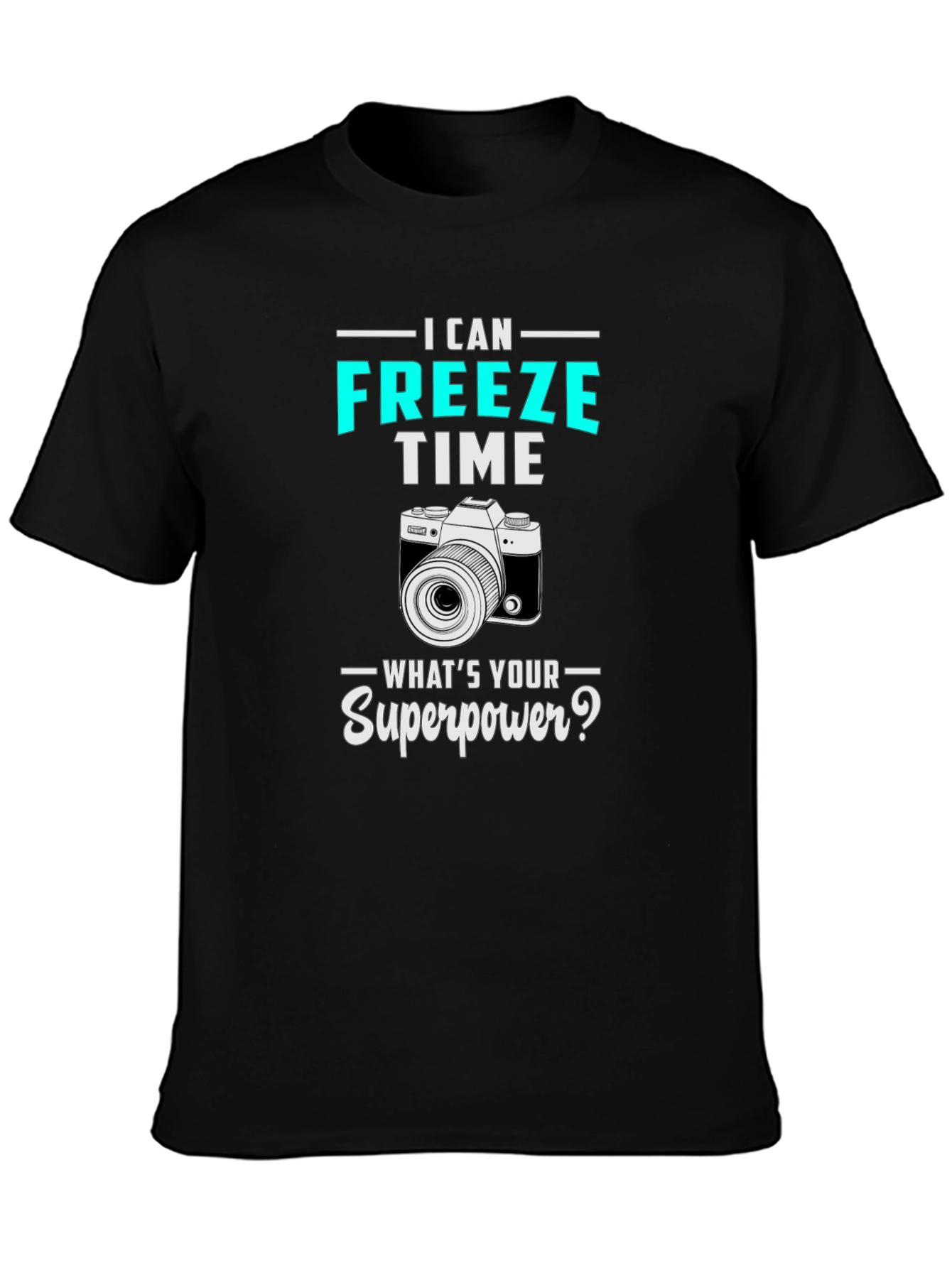 I Can Freeze Time Camera Graphic Tee