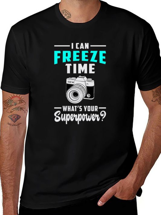 I Can Freeze Time Camera Graphic Tee