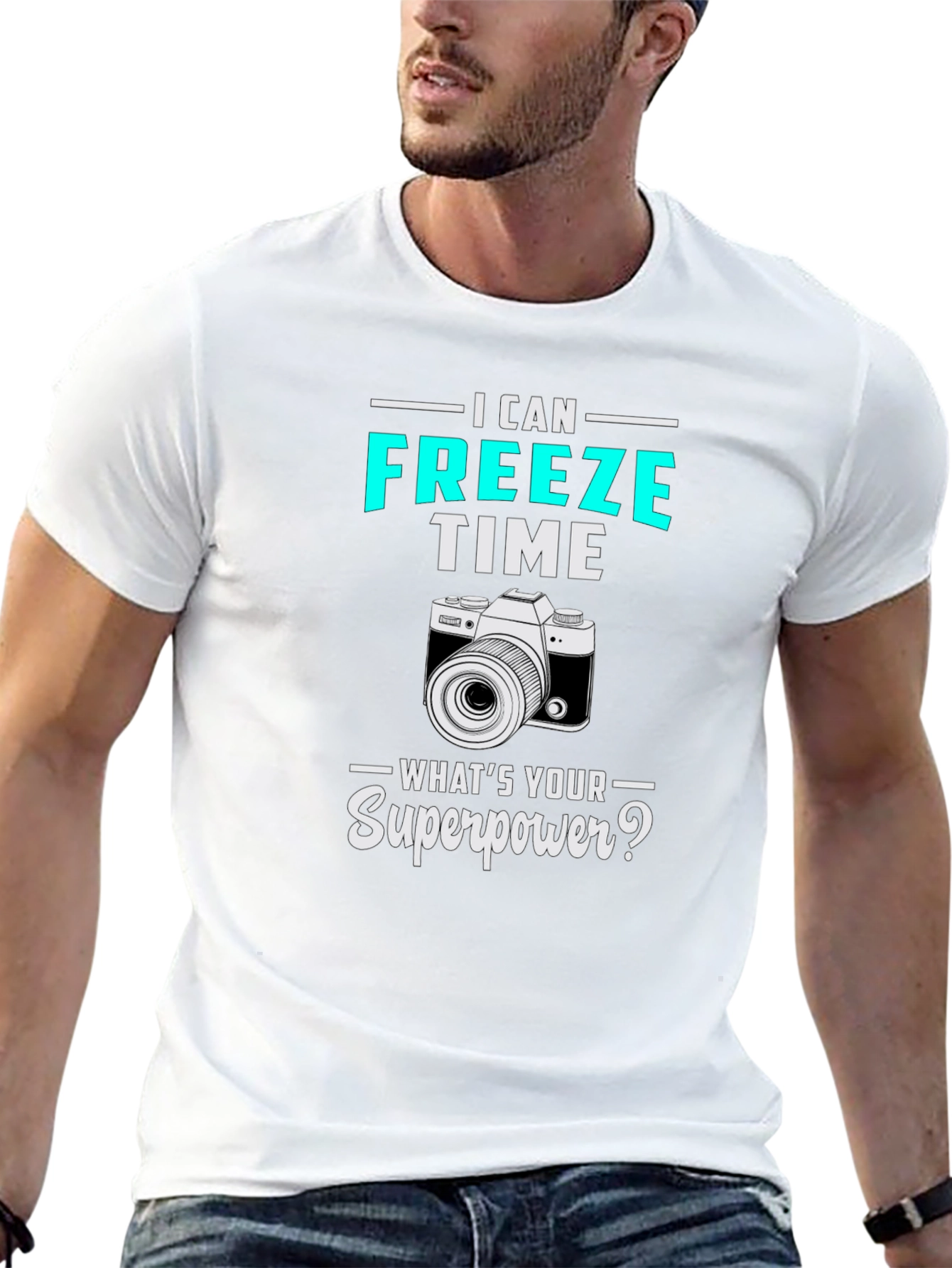 I Can Freeze Time Camera Graphic Tee