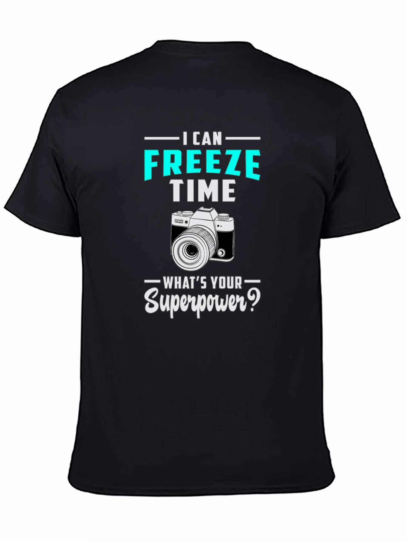 I Can Freeze Time Camera Graphic Tee