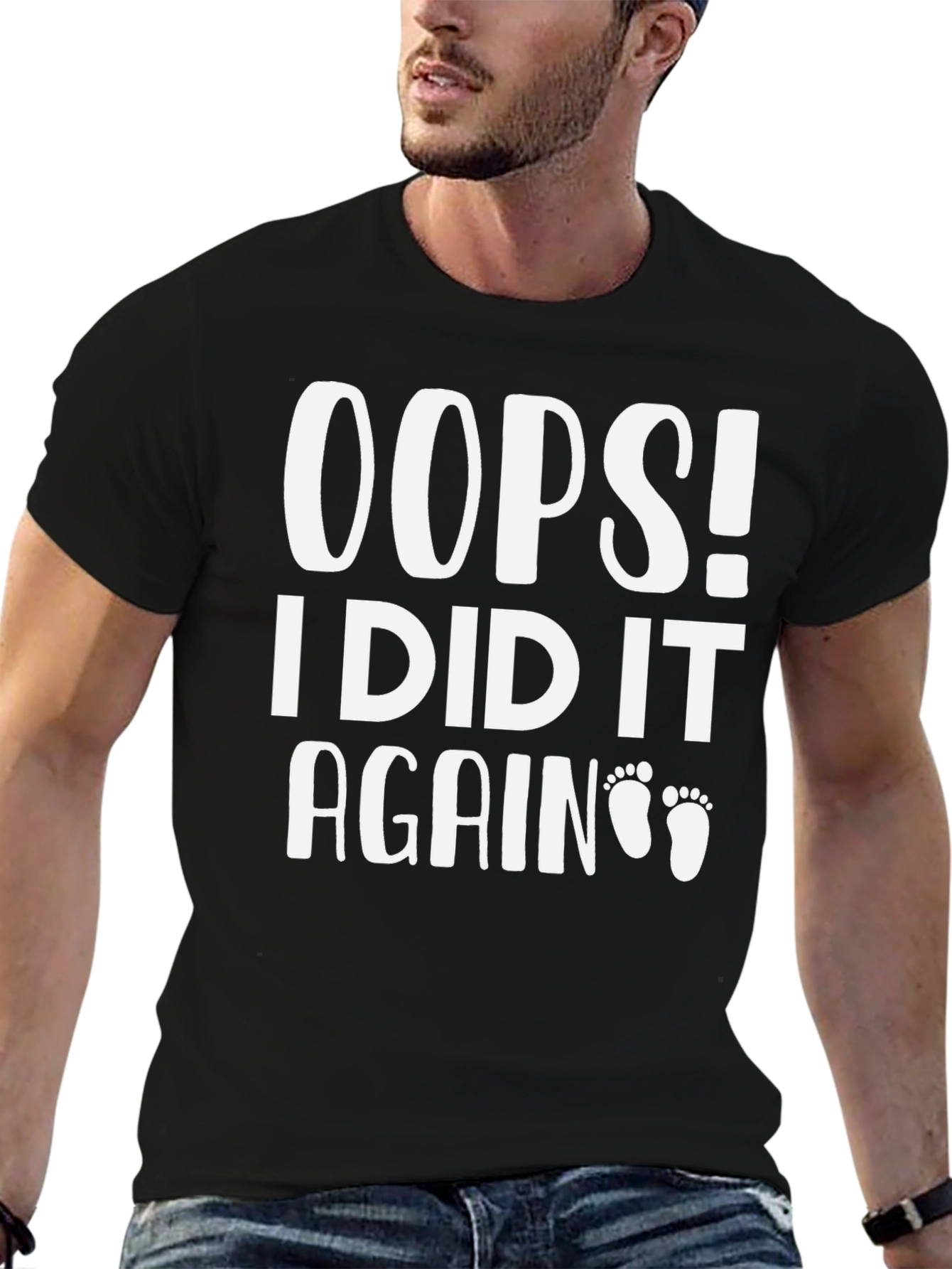 Oops! I Did It Again - Pregnancy Announcement Tee