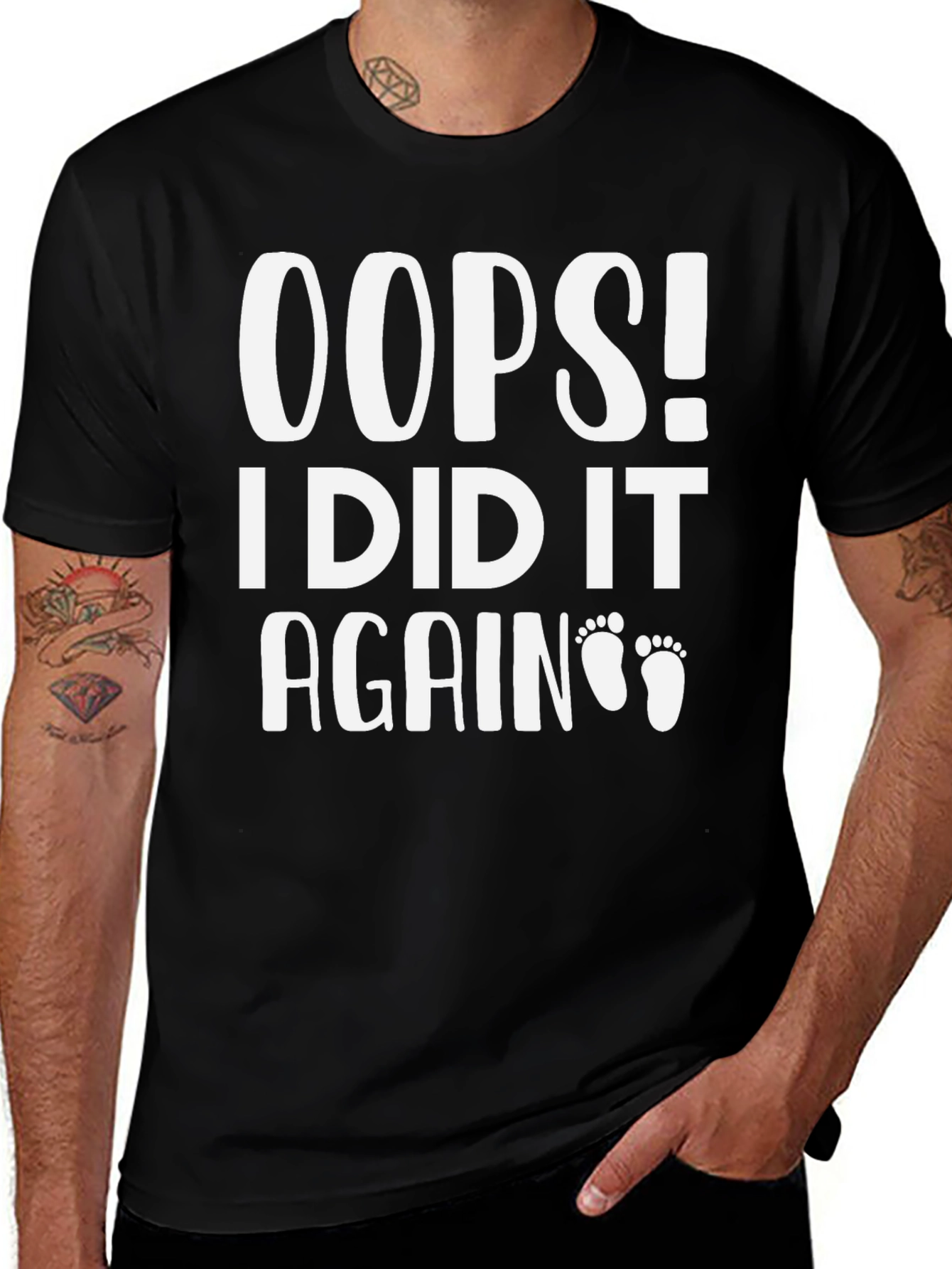 Oops! I Did It Again - Pregnancy Announcement Tee