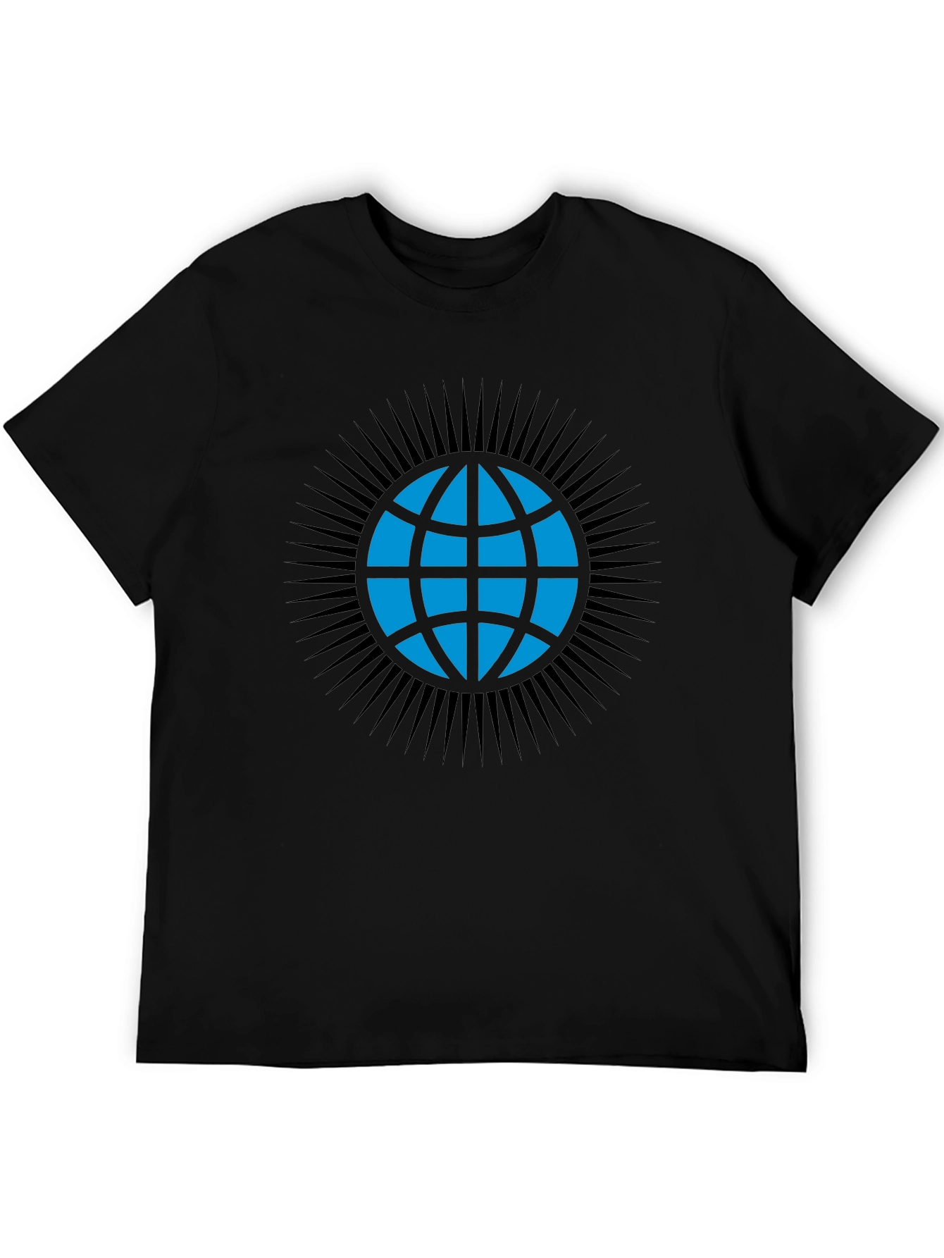 Globe Graphic T-Shirt - Modern Black Tee