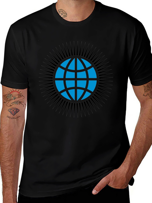 Globe Graphic T-Shirt - Modern Black Tee