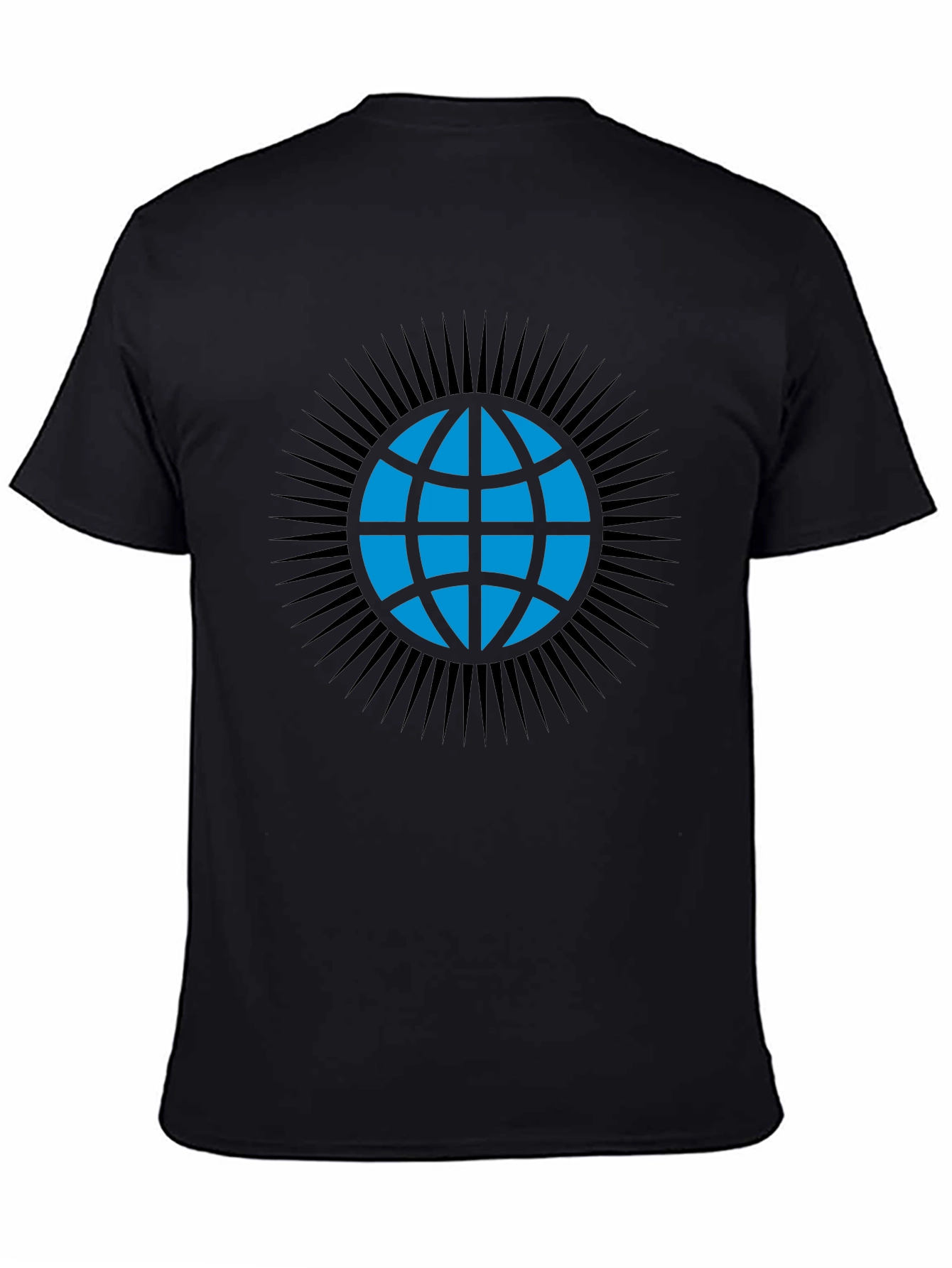 Globe Graphic T-Shirt - Modern Black Tee