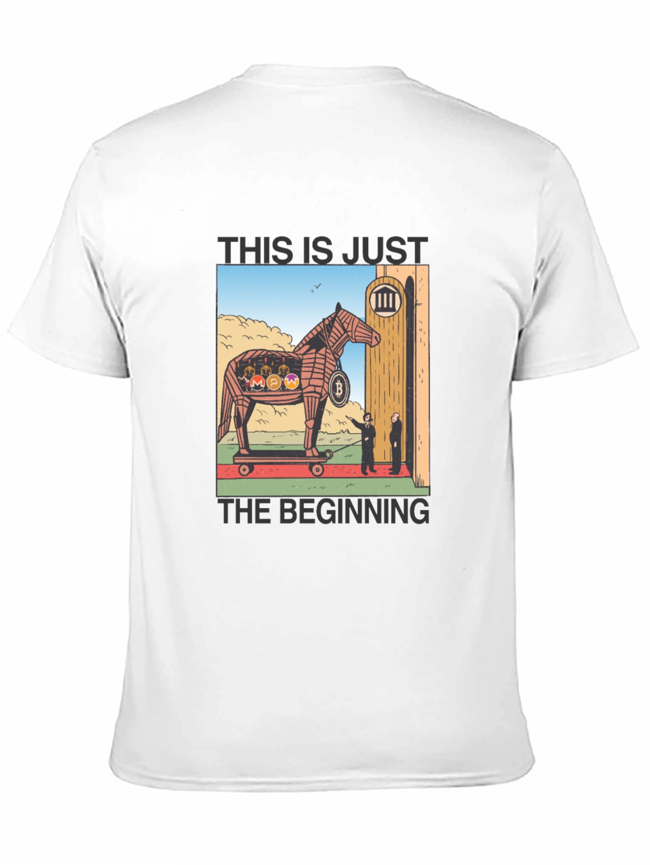 Crypto Trojan Horse T-Shirt - Bitcoin & Altcoins