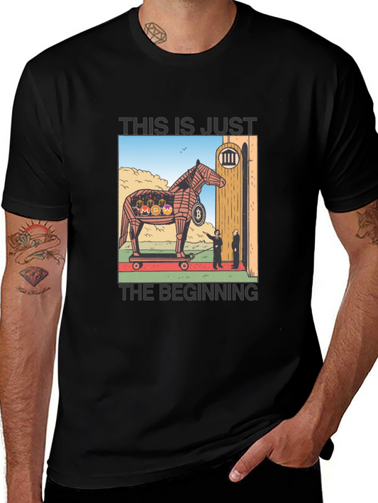 Crypto Trojan Horse T-Shirt - Bitcoin & Altcoins