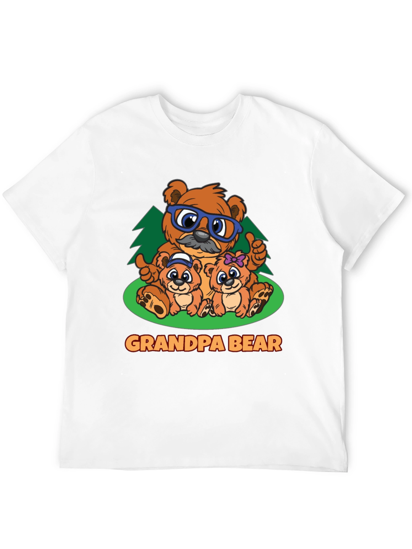 Grandpa Bear T-Shirt - Family Matching Tee