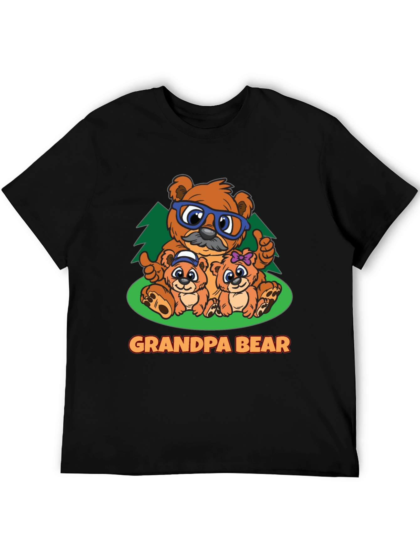 Grandpa Bear T-Shirt - Family Matching Tee