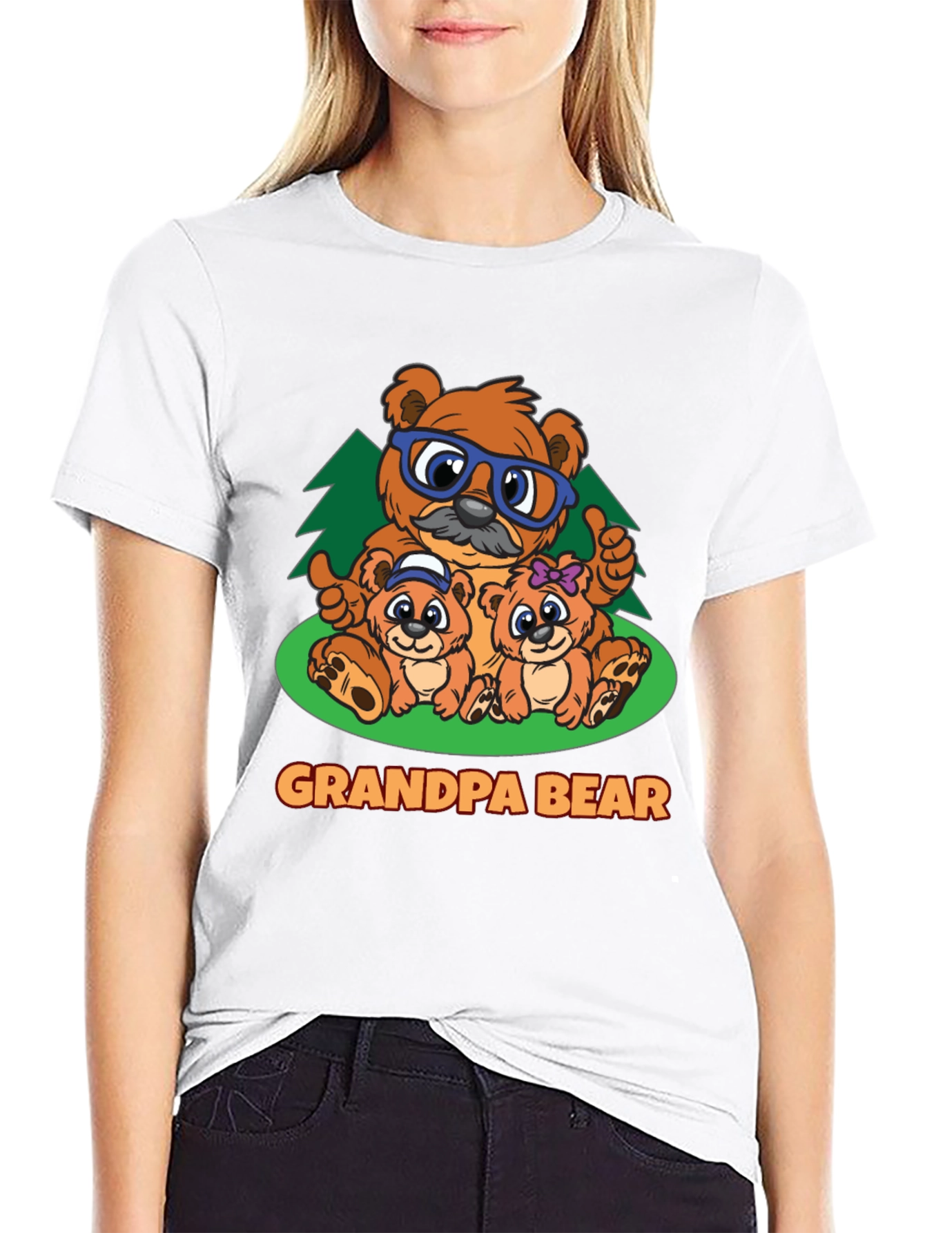 Grandpa Bear T-Shirt - Family Matching Tee