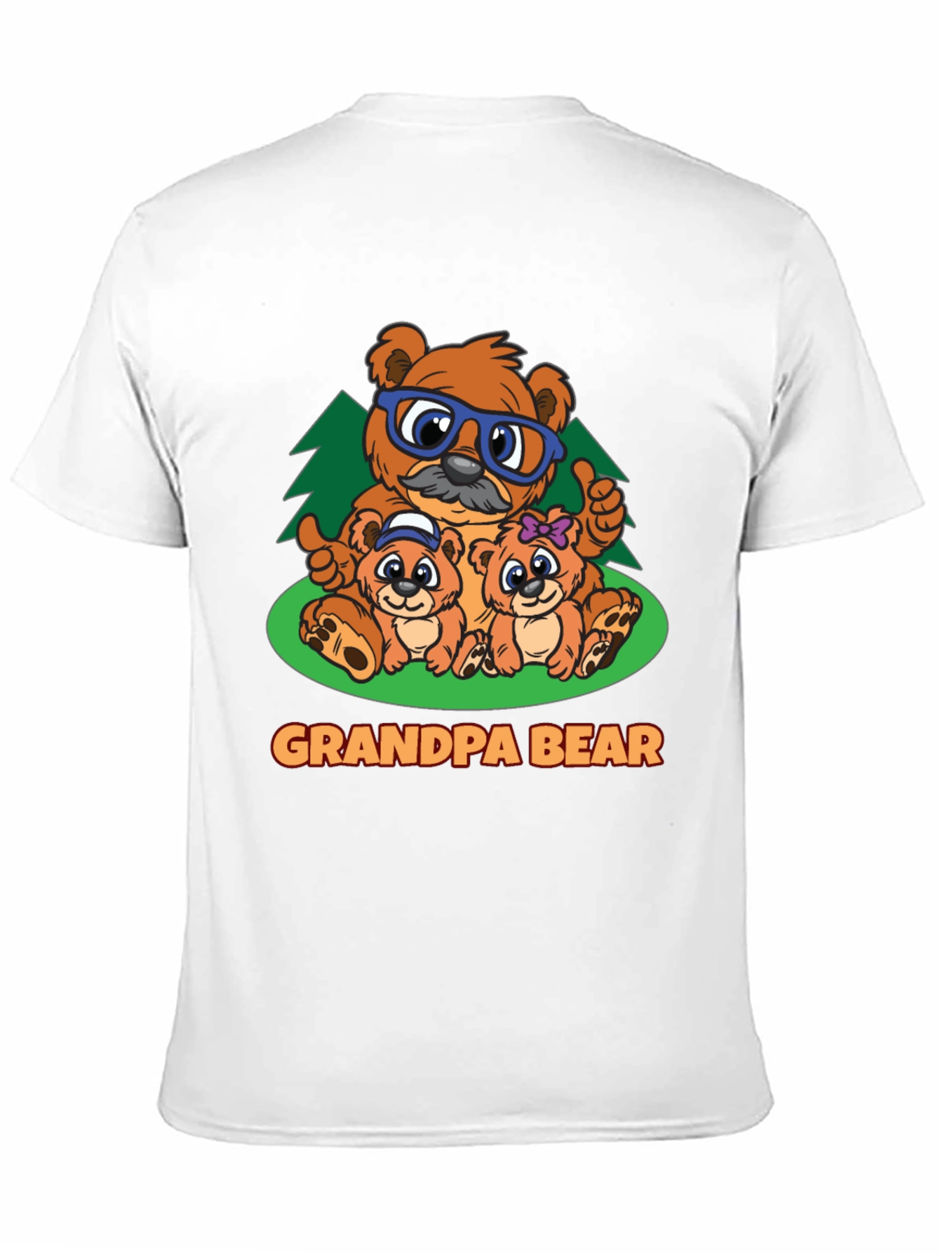 Grandpa Bear T-Shirt - Family Matching Tee