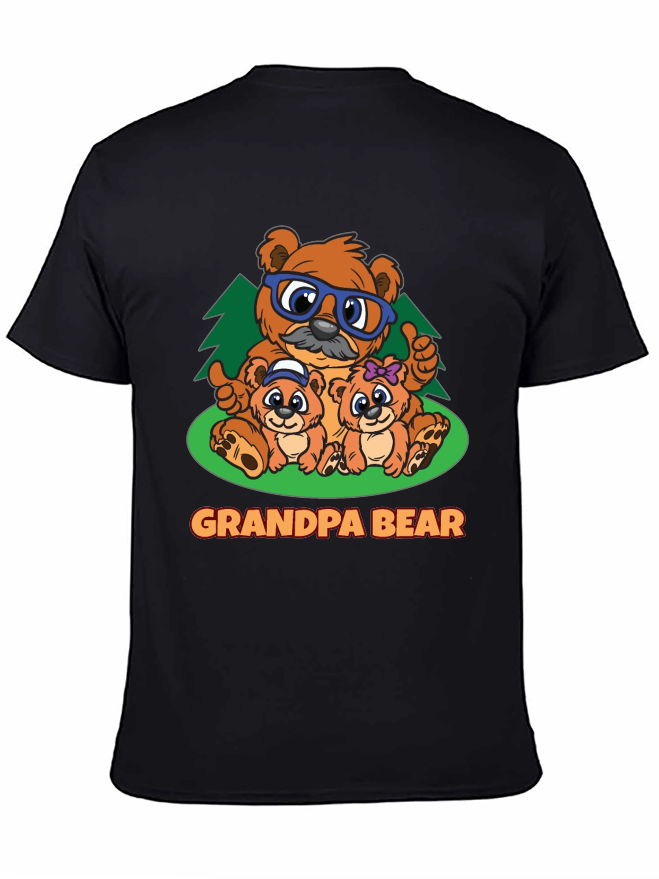 Grandpa Bear T-Shirt - Family Matching Tee