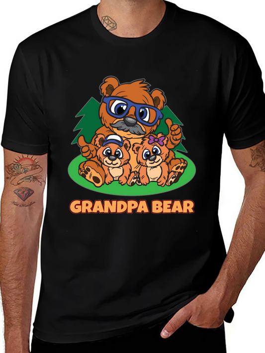 Grandpa Bear T-Shirt - Family Matching Tee