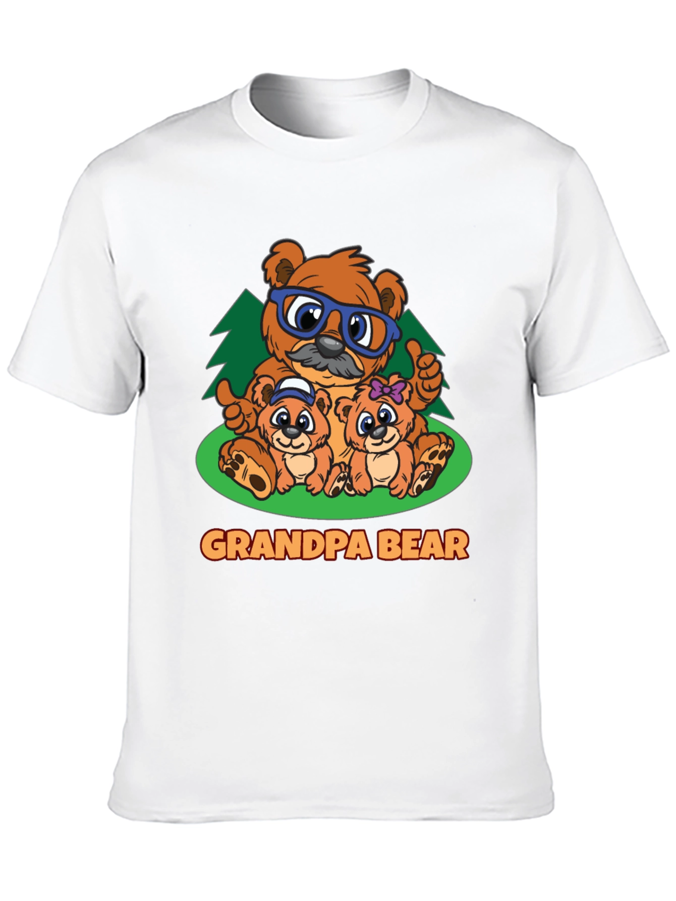 Grandpa Bear T-Shirt - Family Matching Tee