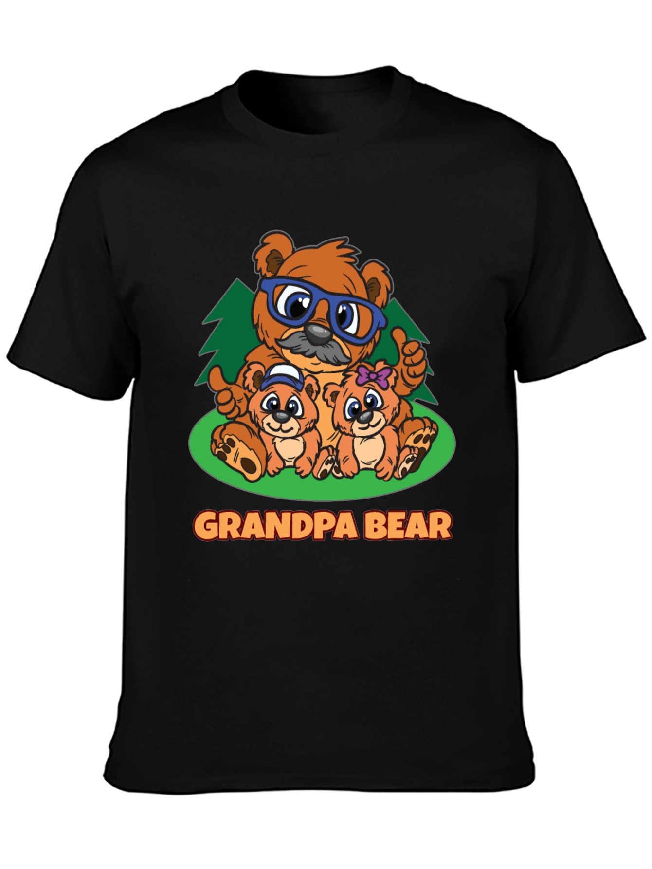 Grandpa Bear T-Shirt - Family Matching Tee