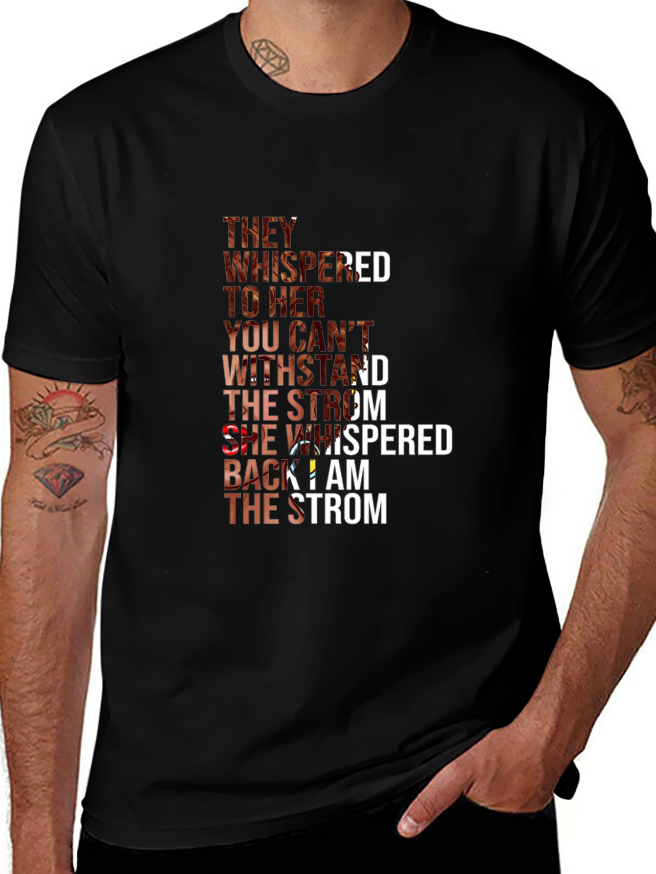 Empowering I Am the Storm Graphic Tee