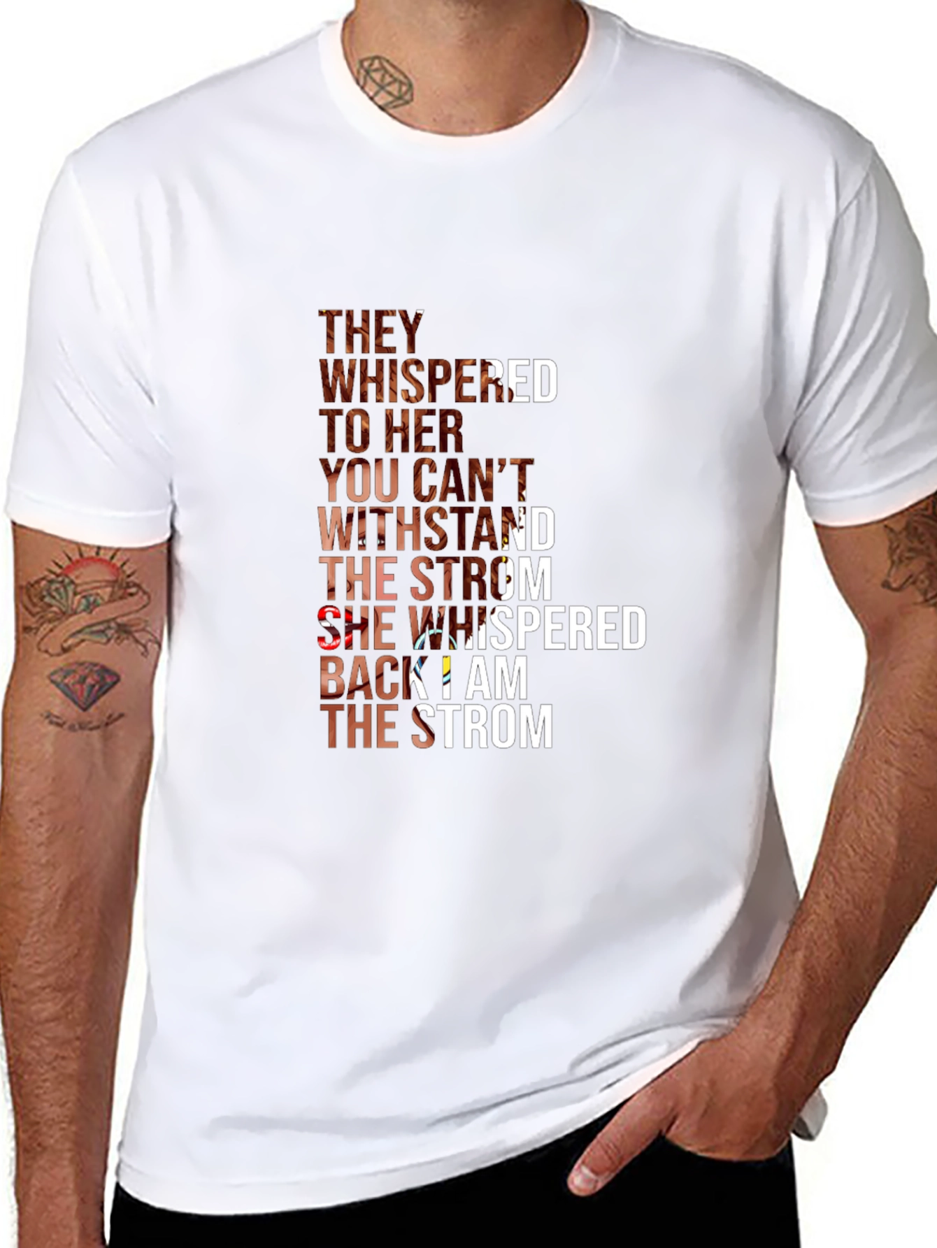 Empowering I Am the Storm Graphic Tee