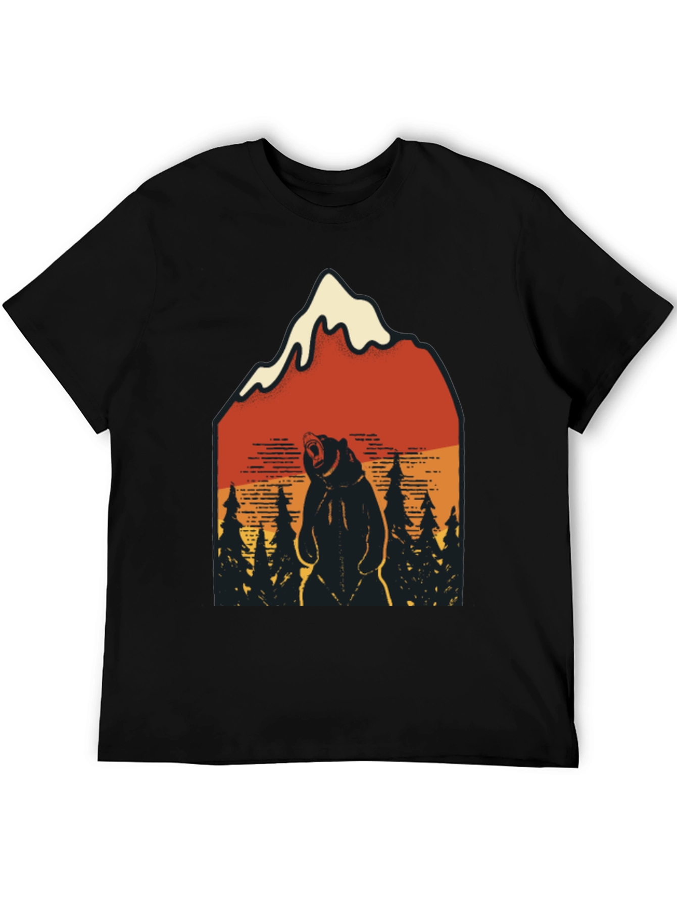 Bear Mountain Graphic Tee - Nature Adventure Shirt